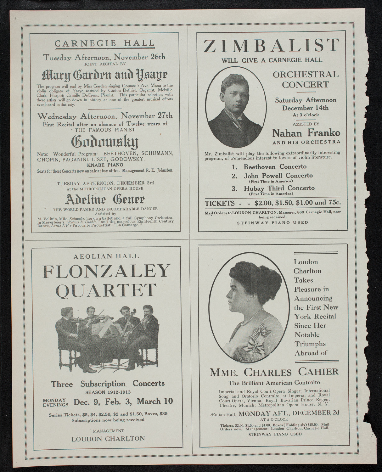 Symphony Concert for Young People, November 23, 1912, program page 10