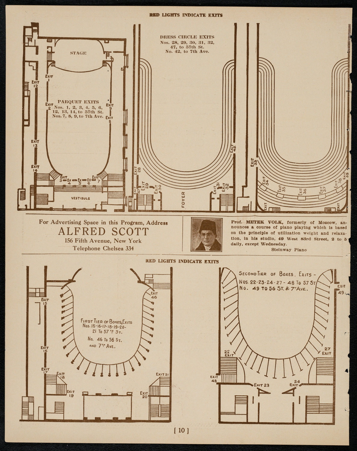 New York Philarmonic, January 27, 1922, program page 10