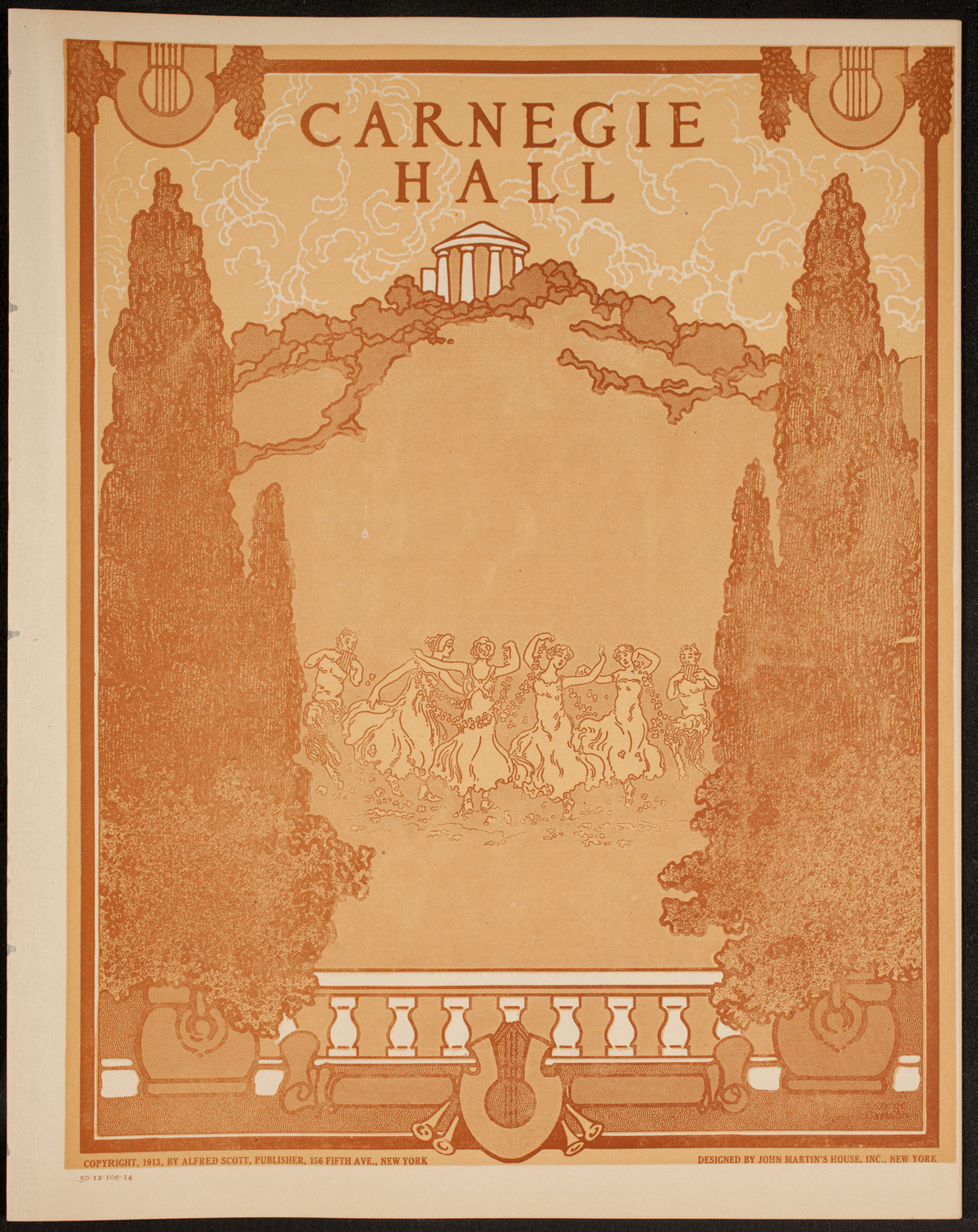 New York Philharmonic, December 10, 1914, program page 1