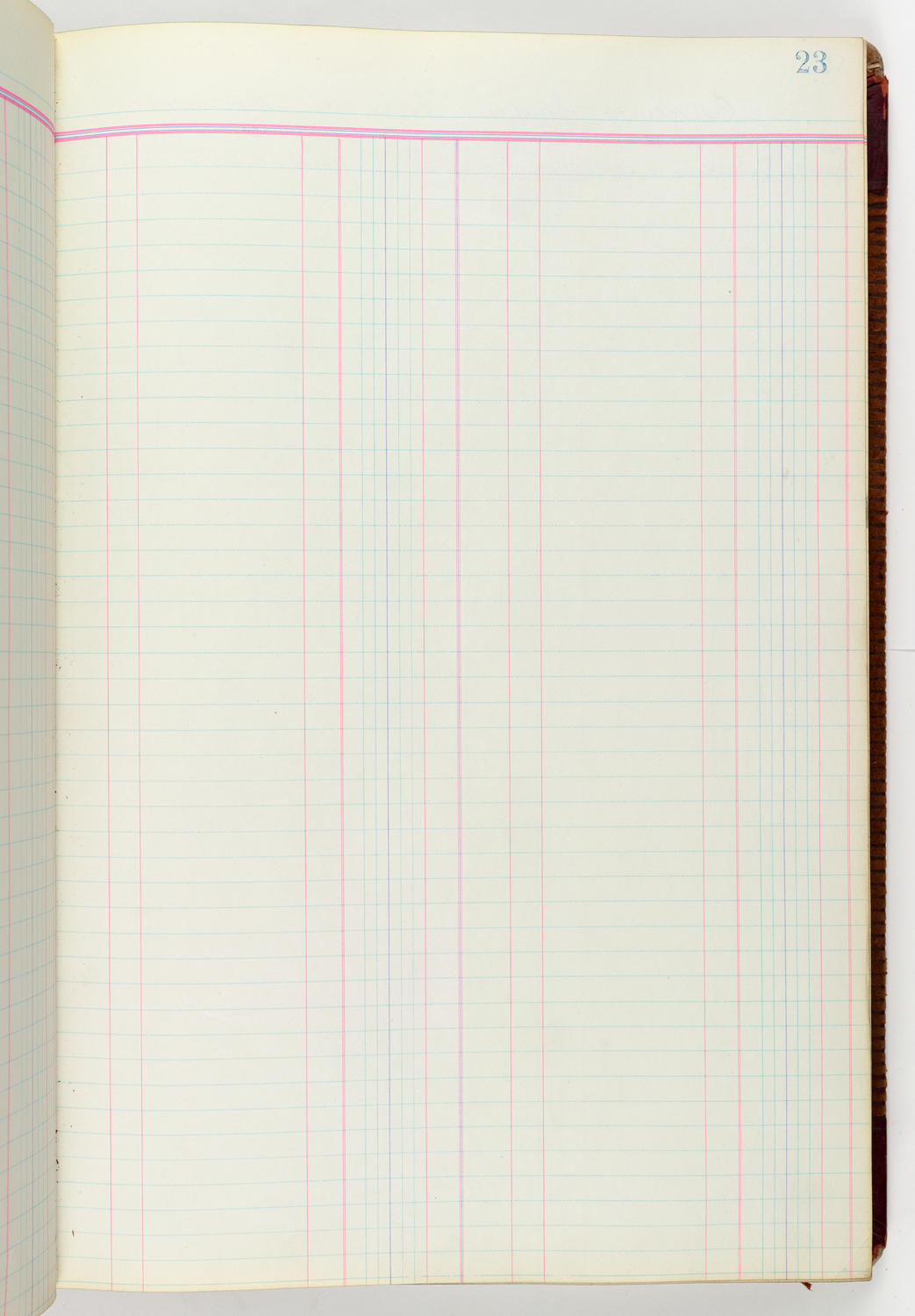 Music Hall Accounting Ledger Journal, volume 6, page 23