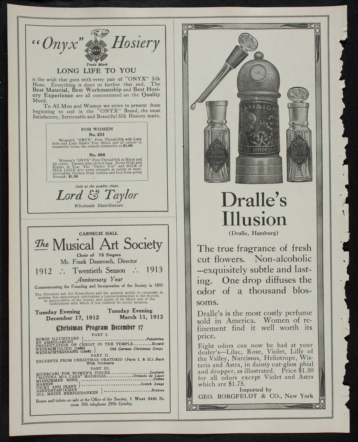 Efrem Zimbalist, Violin, with Nahan Franko and His Orchestra, December 14, 1912, program page 8