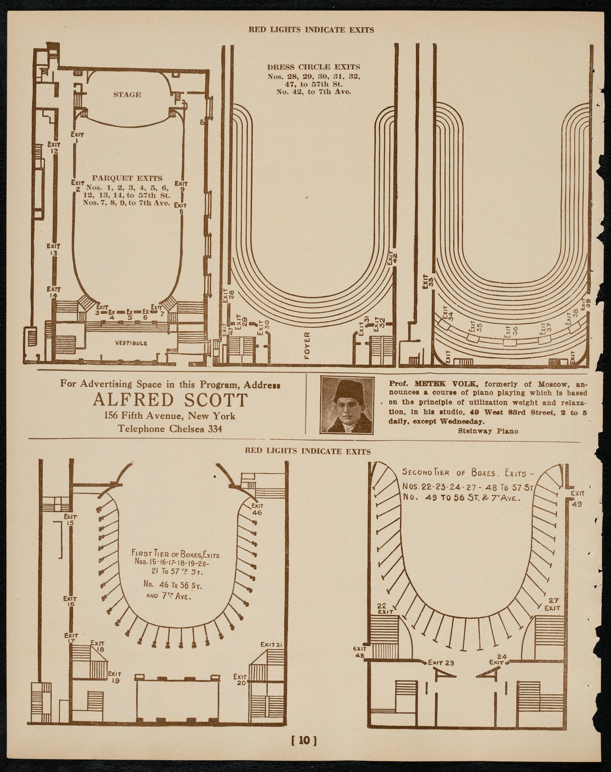 Jewish Ministers Cantors Association of America, February 19, 1922, program page 10