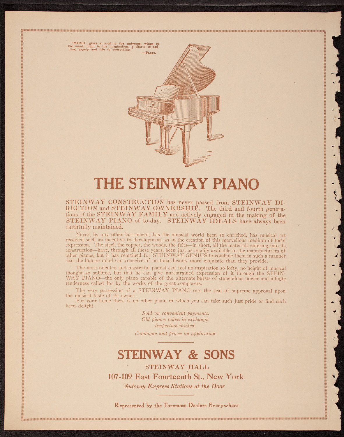 New York Symphony Orchestra, December 11, 1919, program page 4