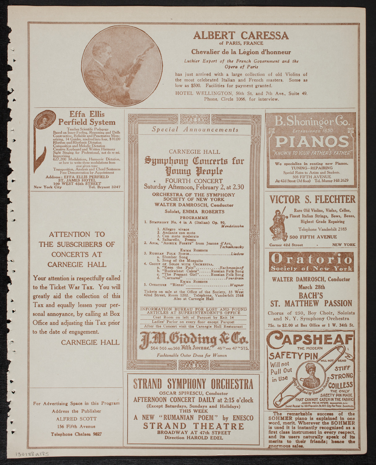 Burton Holmes Travelogue: Japan, January 28, 1918, program page 9