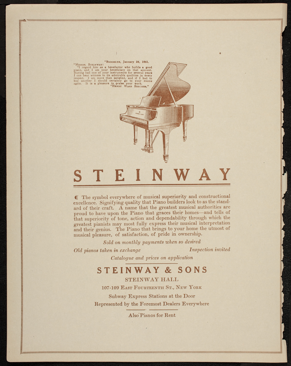 Symphony Concert for Young People, January 3, 1920, program page 4