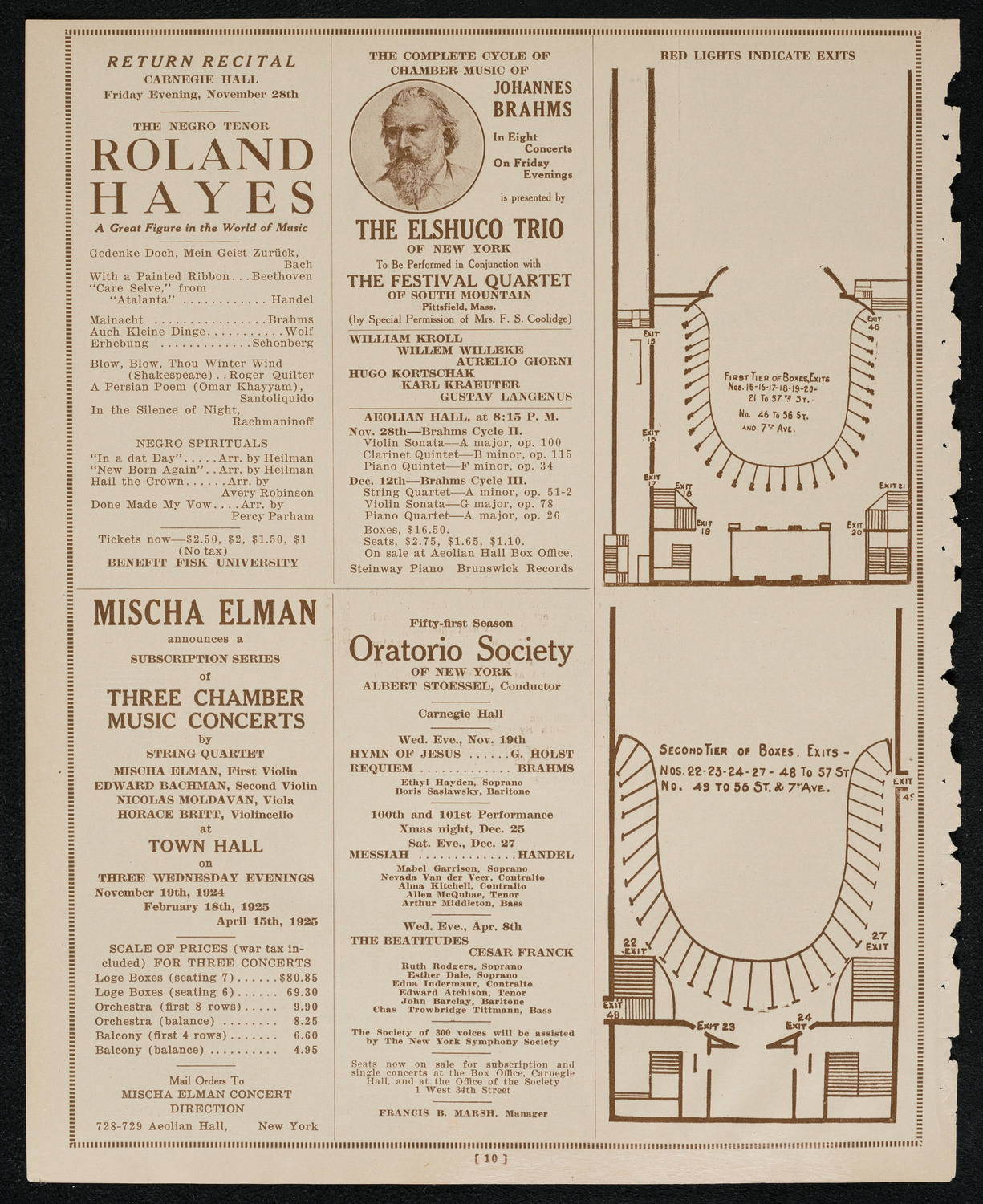 Symphony Concert for Young People, November 15, 1924, program page 10