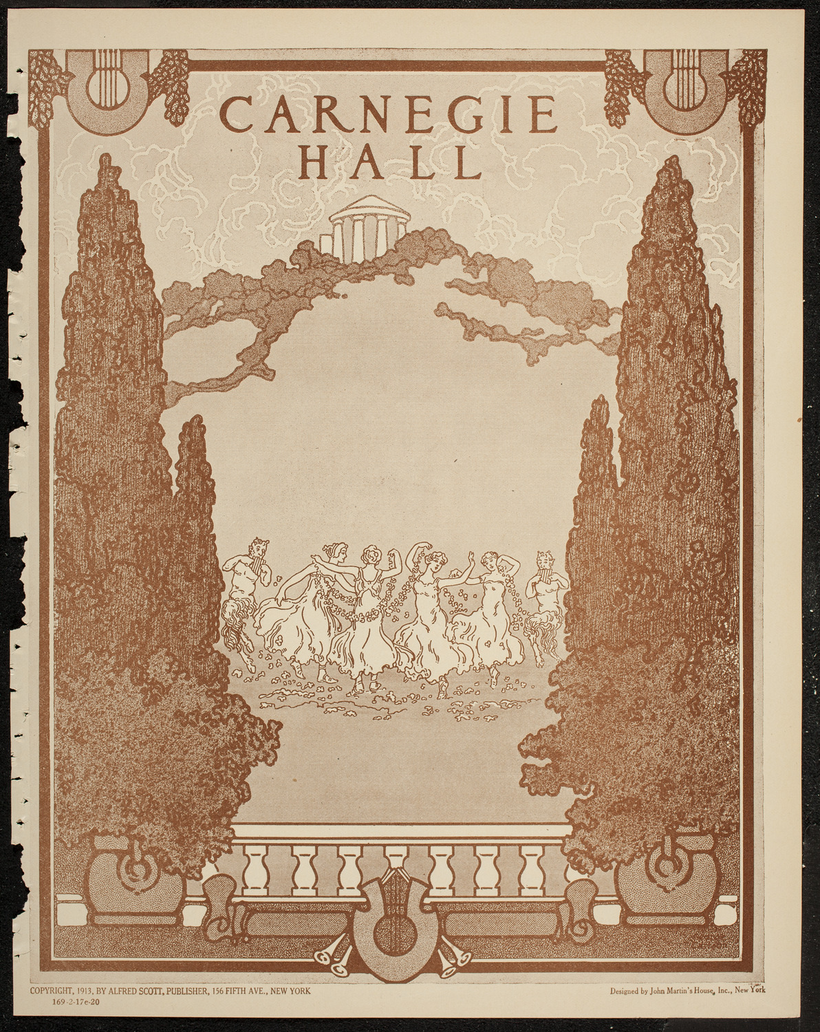 Alfred Cortot, Piano, with the New York Symphony Orchestra, February 17, 1920, program page 1