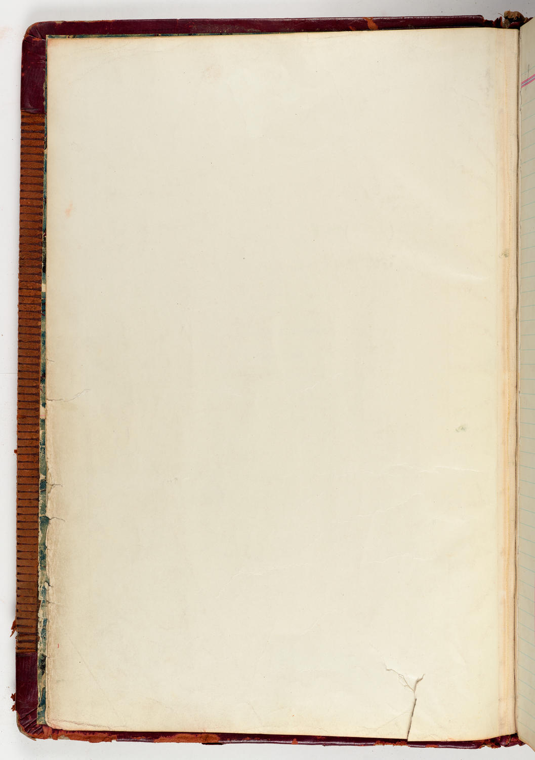 Music Hall Accounting Ledger Journal, volume 6, front endpage 3