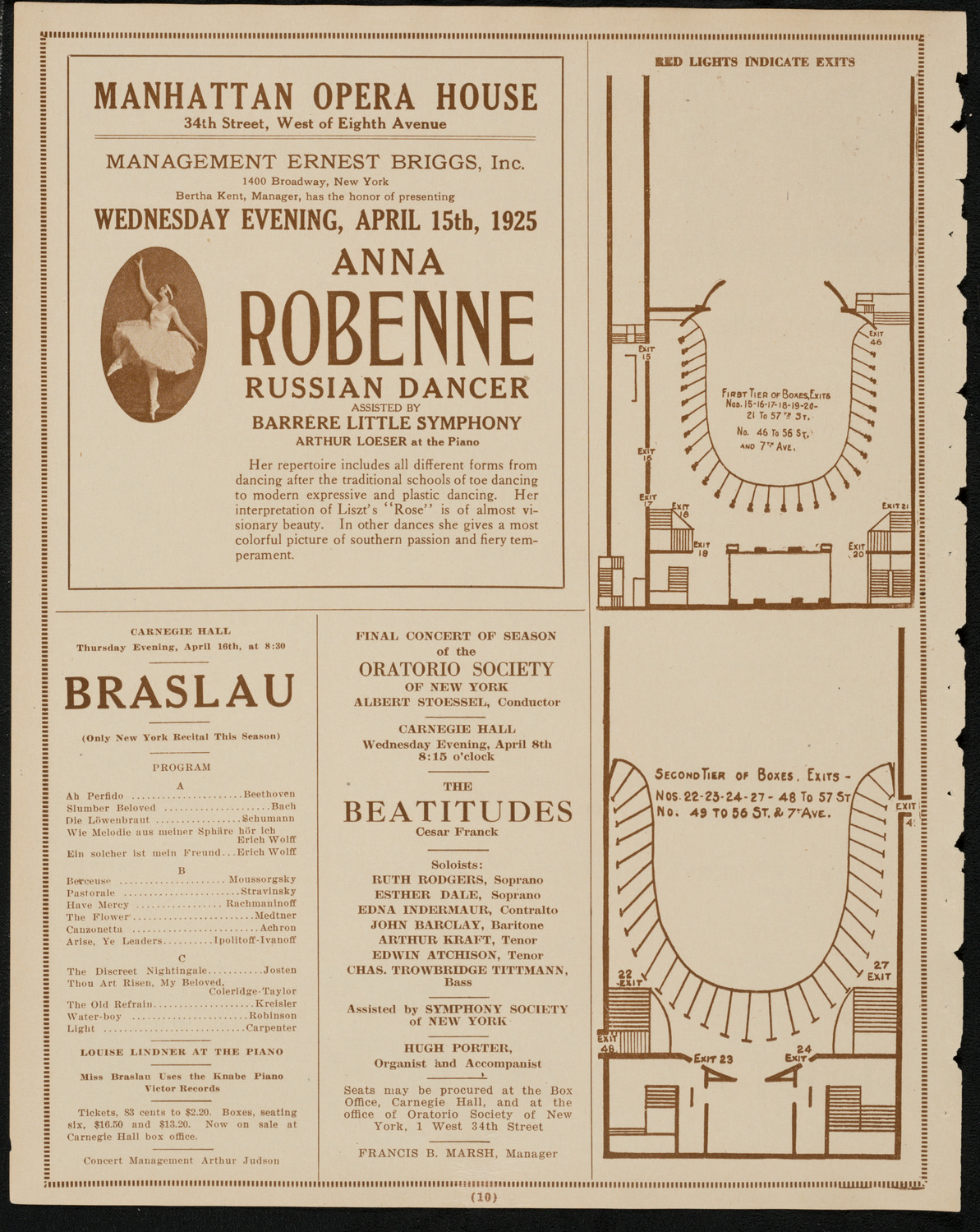 Symphony Concert for Young People, April 4, 1925, program page 10