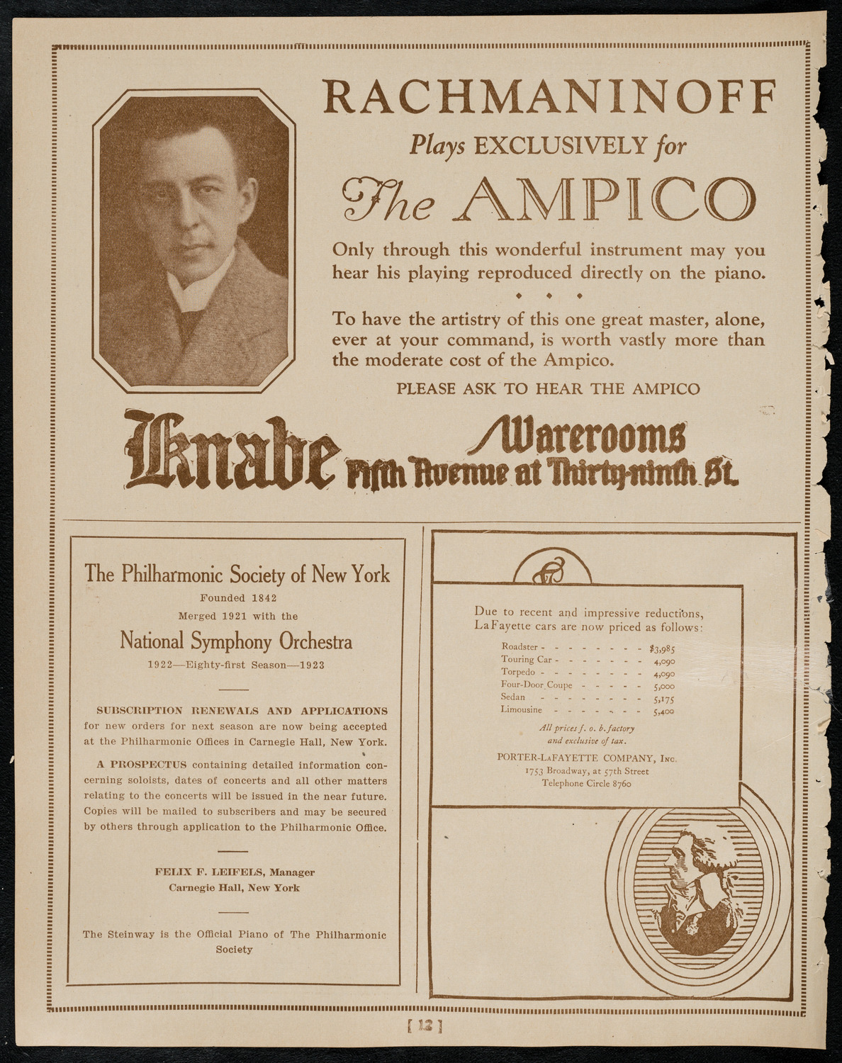 Graduation: Columbia University: College of Pharmacy of the City of New York, May 18, 1922, program page 12