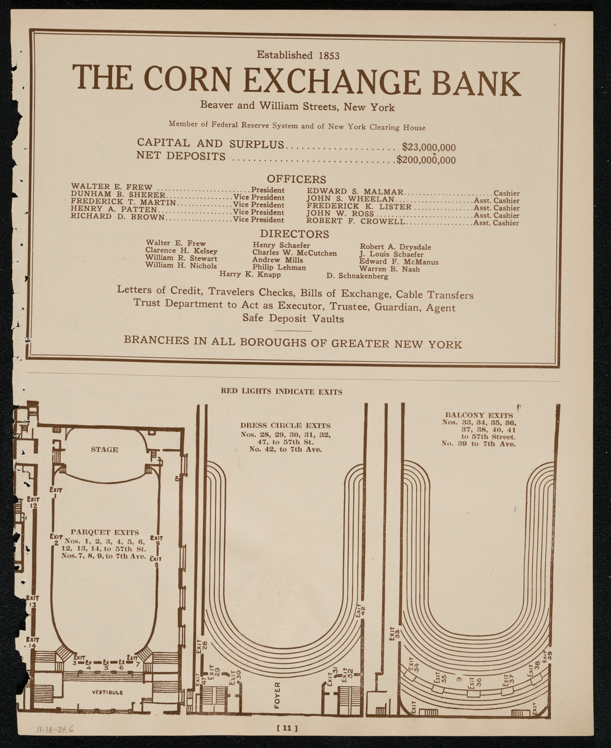 Tamara Karsavina, November 1, 1924, program page 11