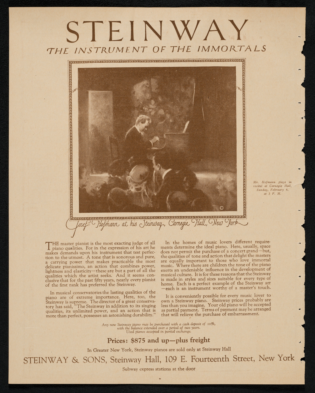 Burton Holmes Travelogue: Great Sights East of Suez, February 4, 1923, program page 4