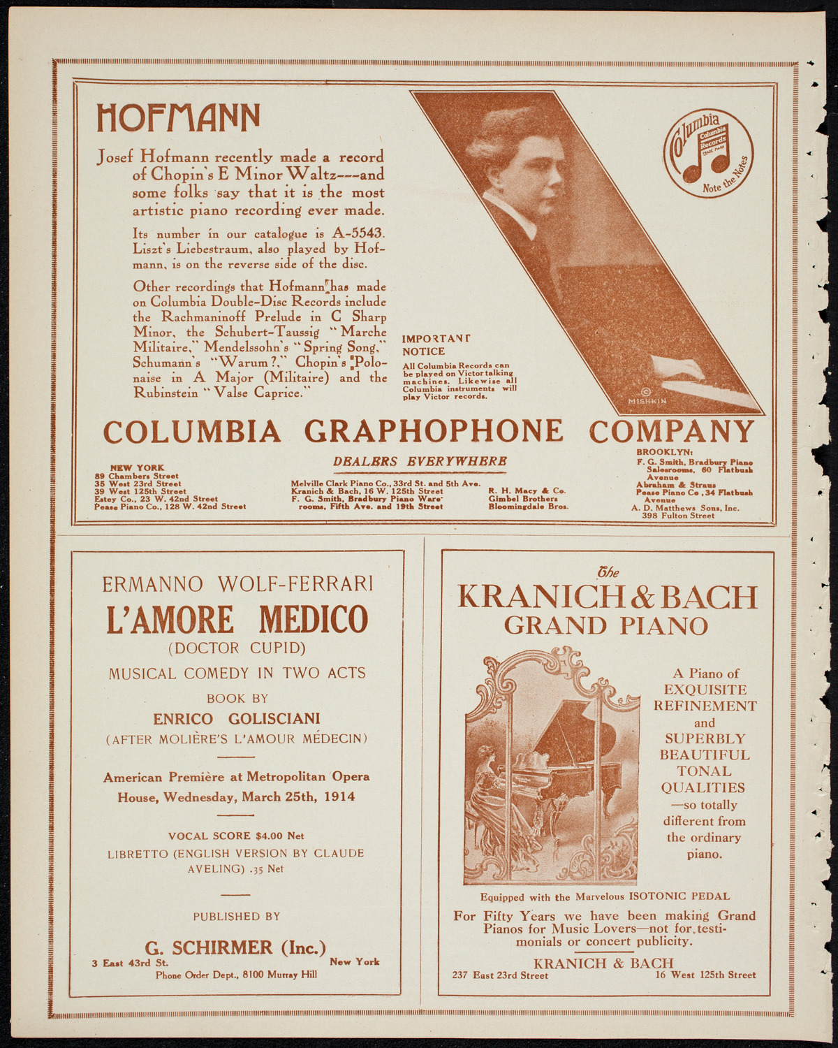 Intercollegiate Glee Club Contest, May 9, 1914, program page 6