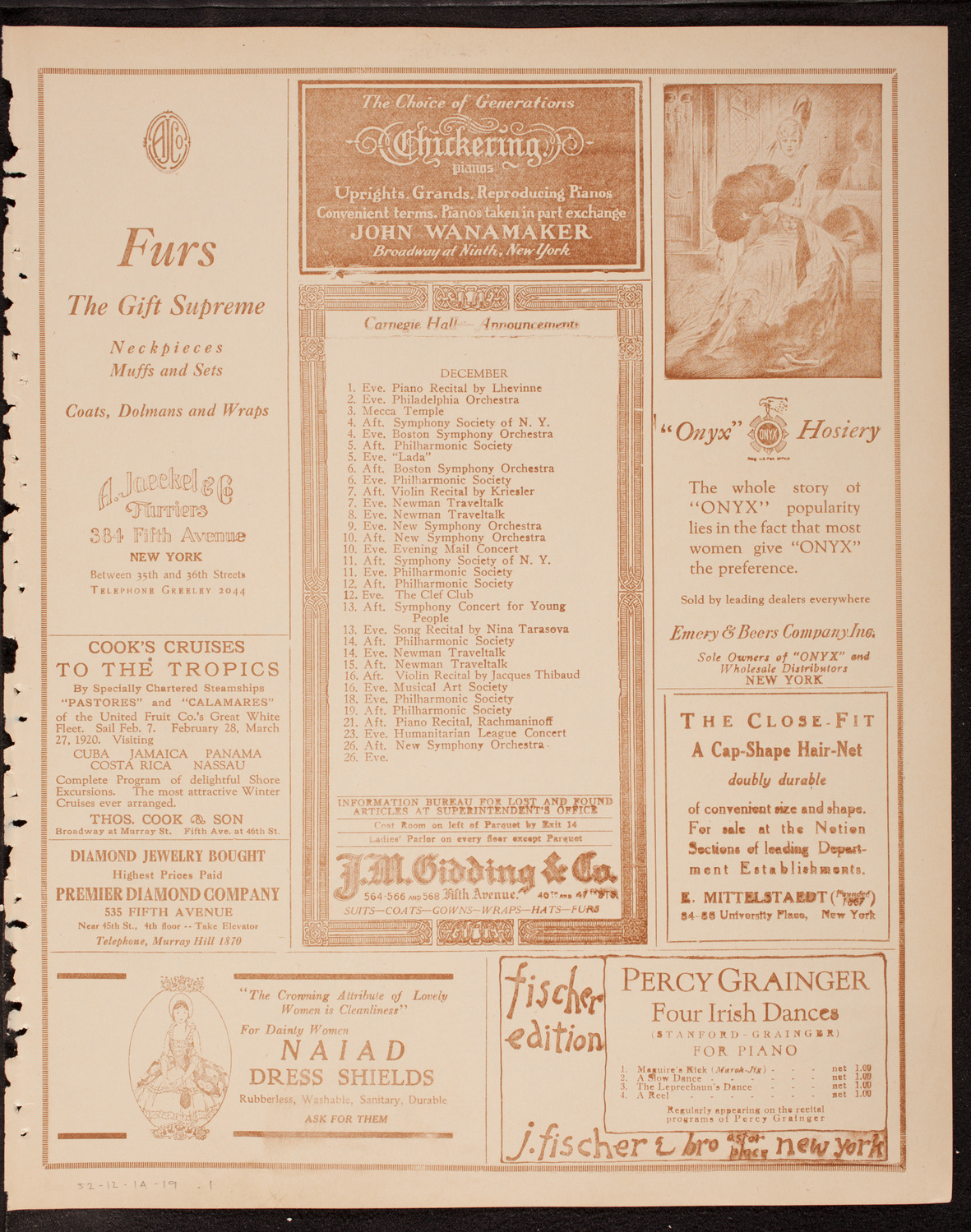 Newman Traveltalks: Belgium, December 1, 1919, program page 3