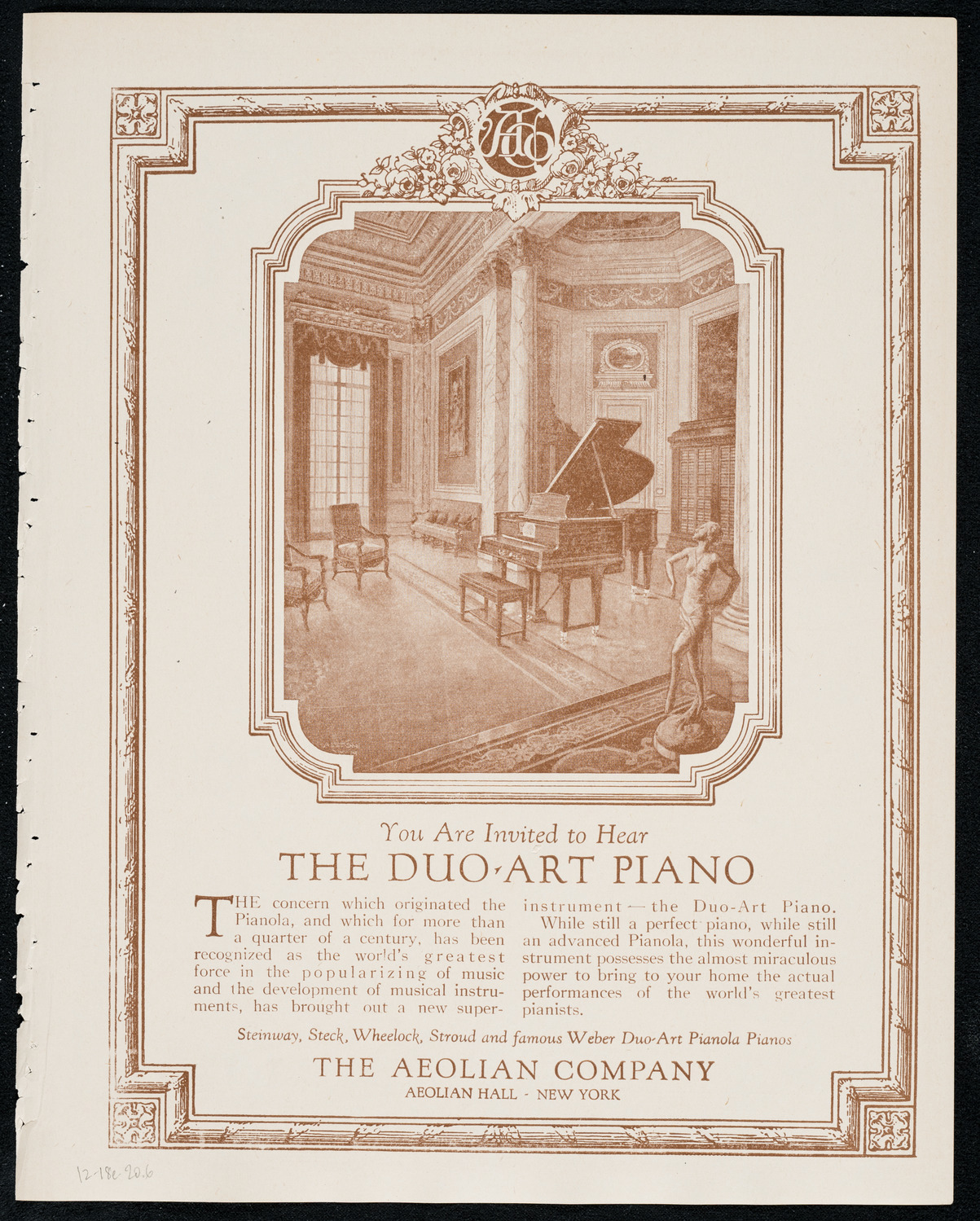 Benefit: Beth Abraham Home for Incurables, December 18, 1920, program page 11