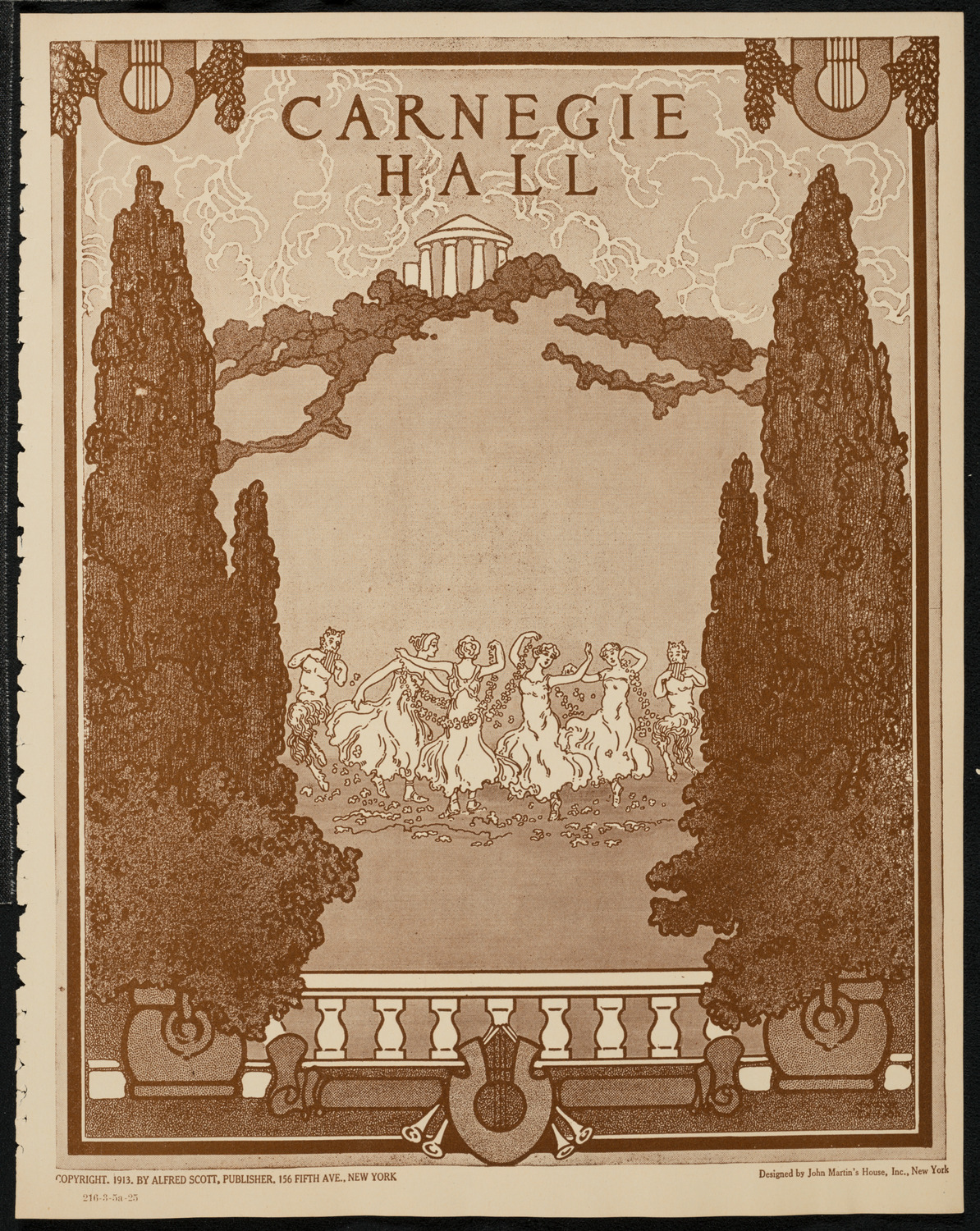 New York Symphony Orchestra, March 5, 1925, program page 1