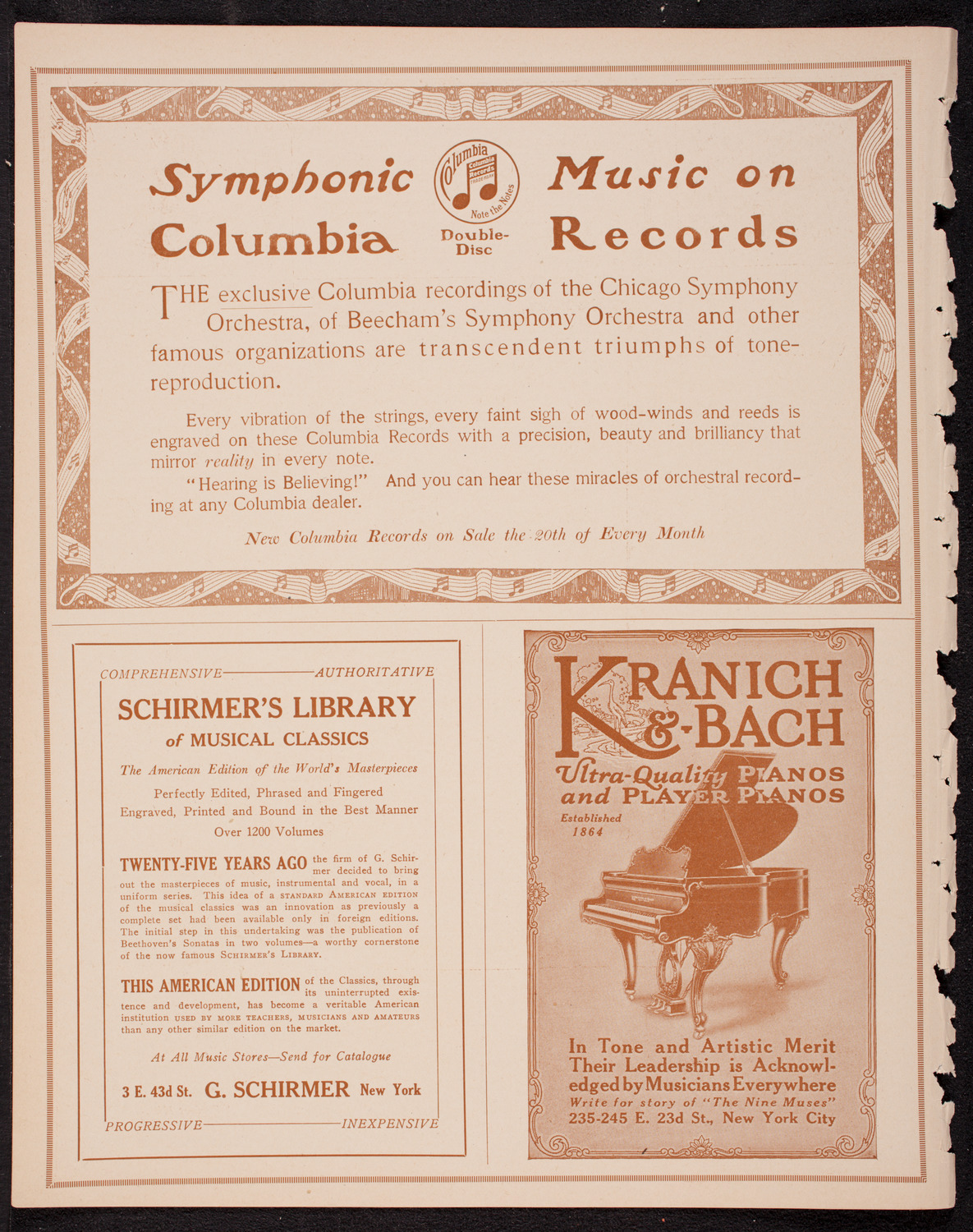 George Dostal, Tenor, October 29, 1916, program page 6