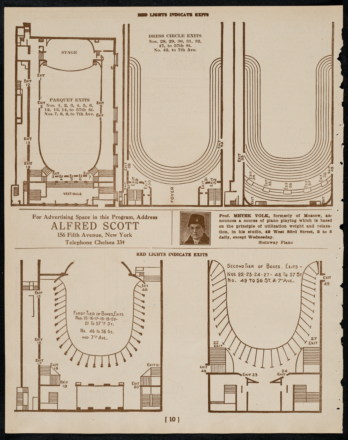 Burton Holmes Travelogue: Venice, February 12, 1922, program page 10