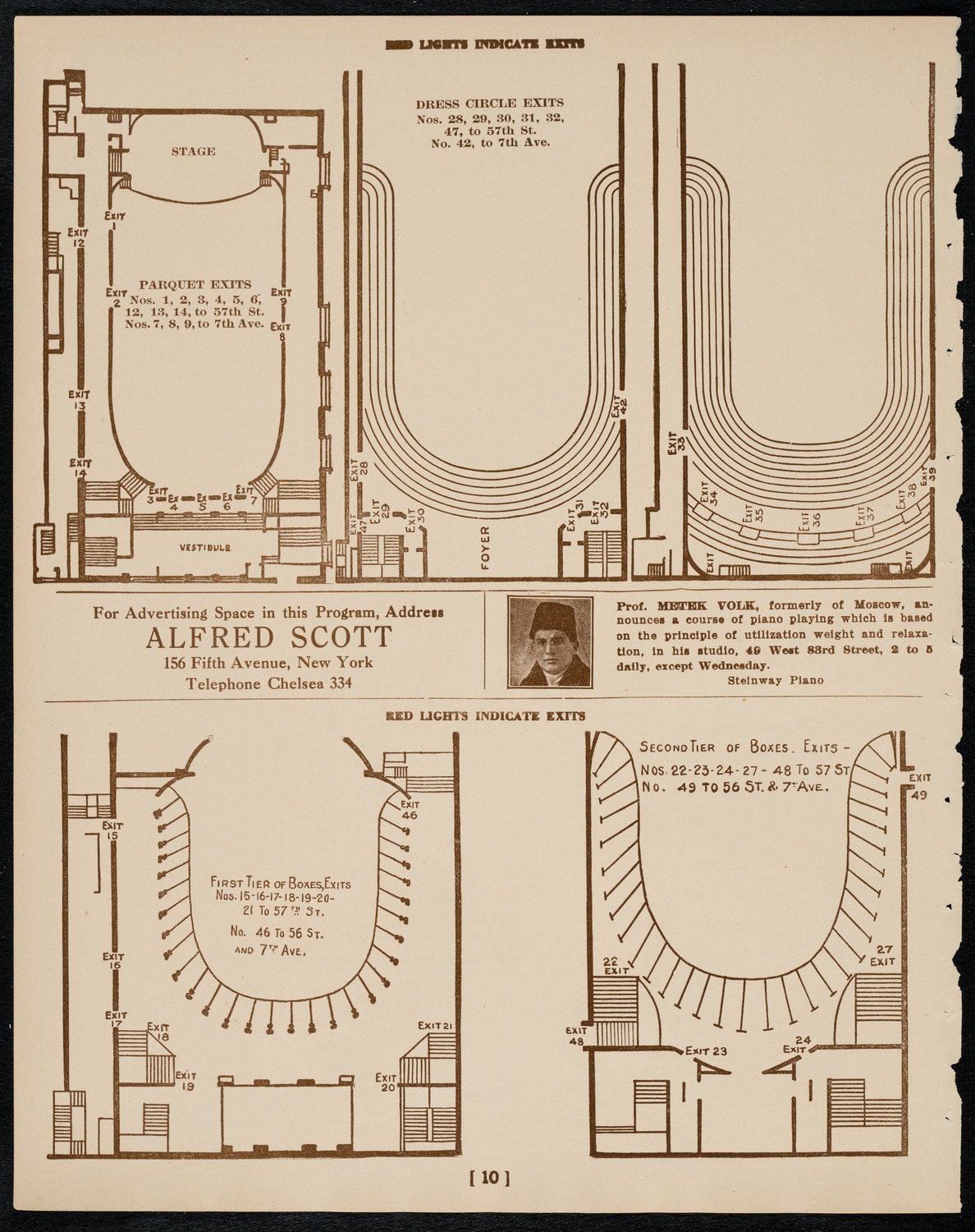 Paulist Choir, February 13, 1922, program page 10