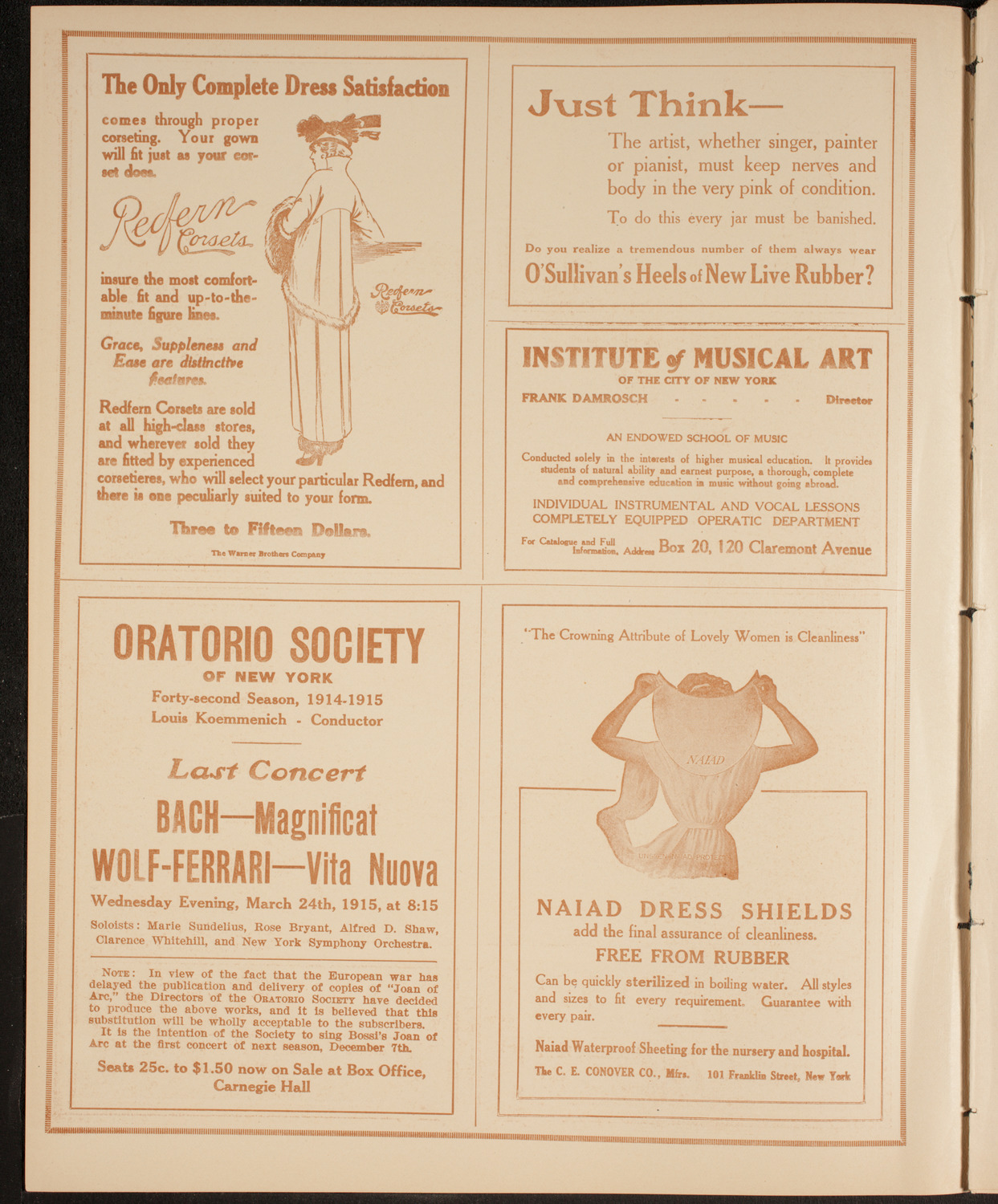Symphony Concert for Young People, February 6, 1915, program page 2