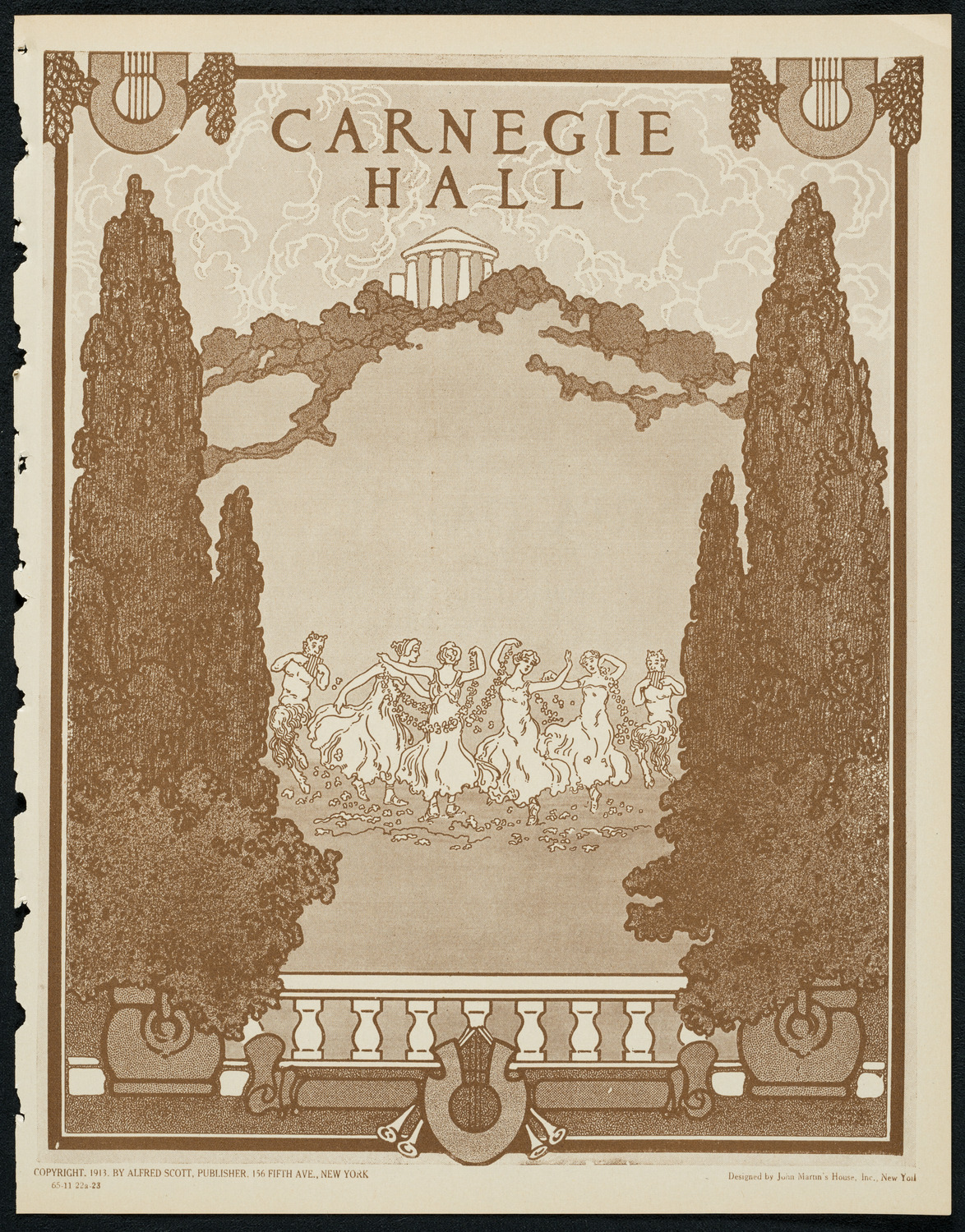 New York Symphony Orchestra: Beethoven Cycle, November 22, 1923, program page 1