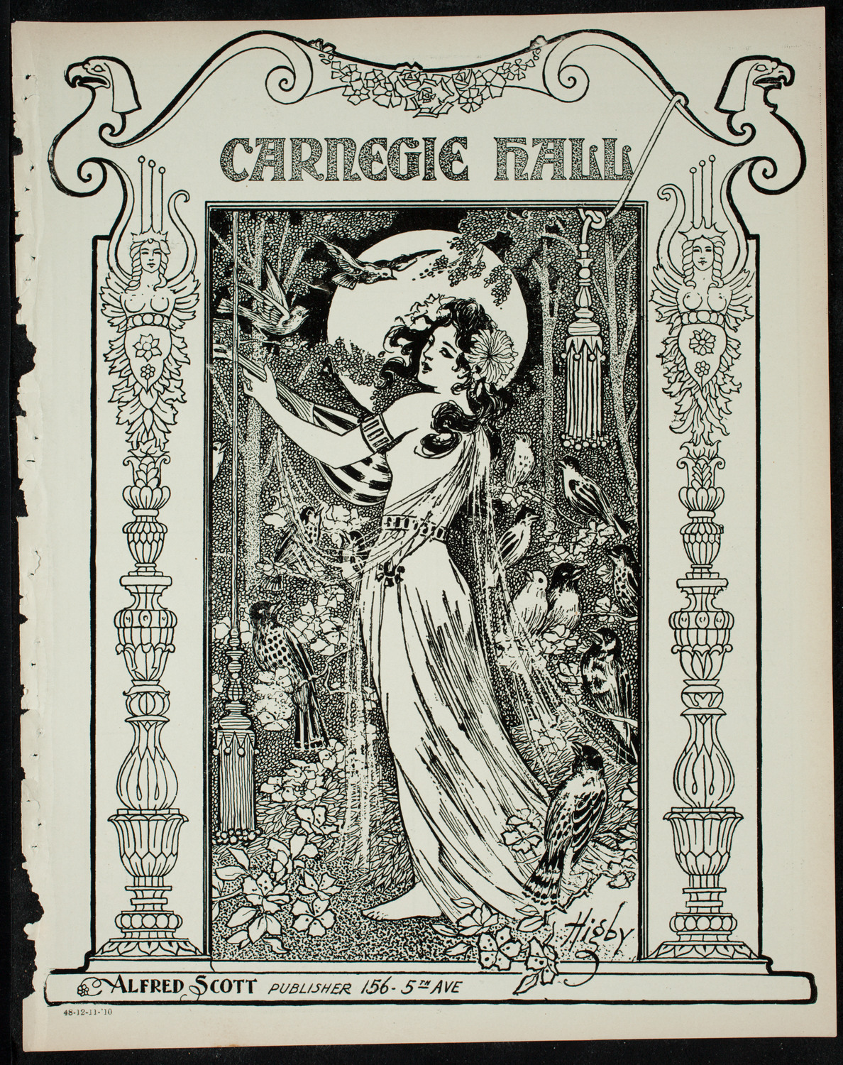 Elmendorf Lecture: Paris, December 11, 1910, program page 1