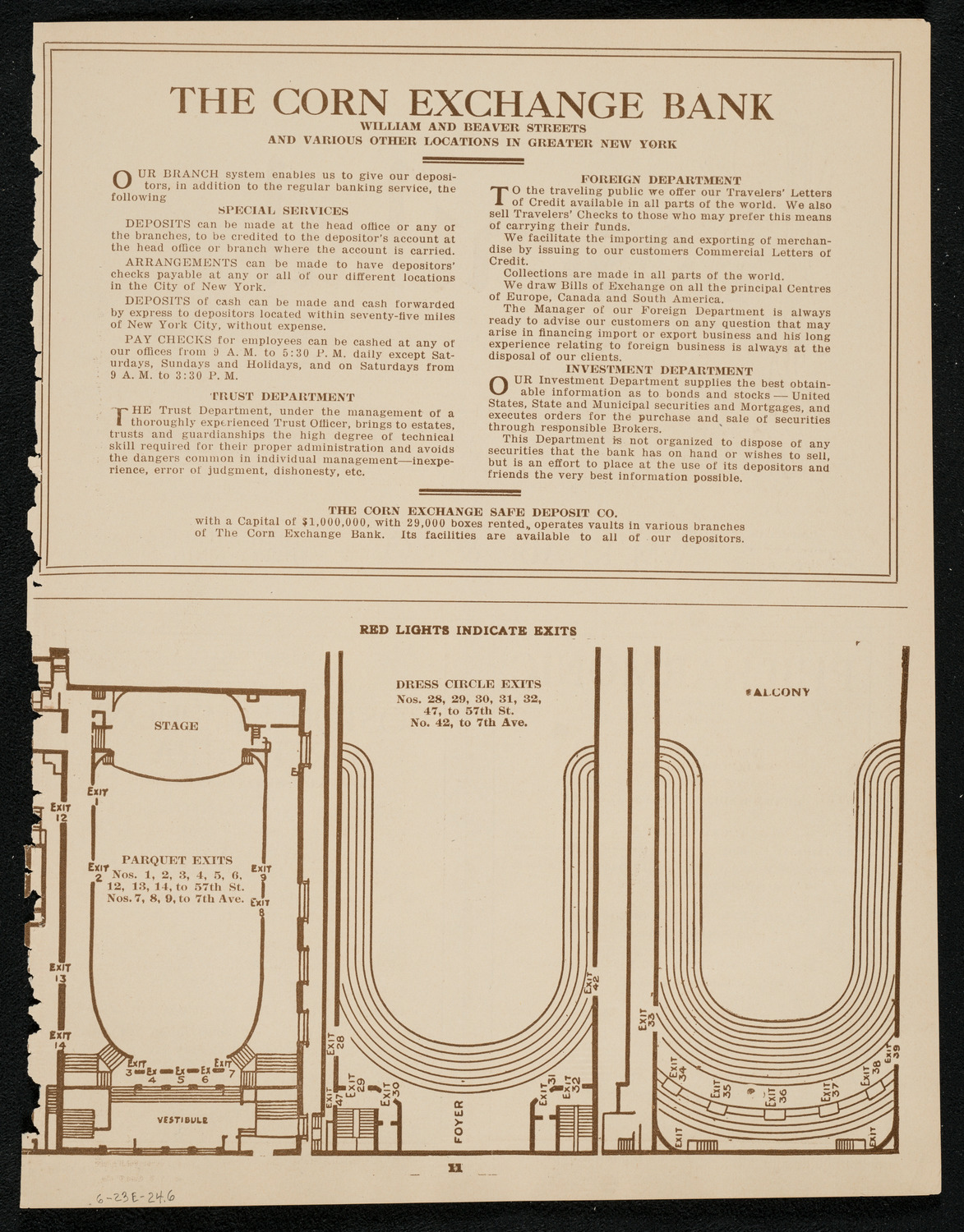 Grand Opera Evening in Honor of the Democratic Convention Women Guests, June 23, 1924, program page 11