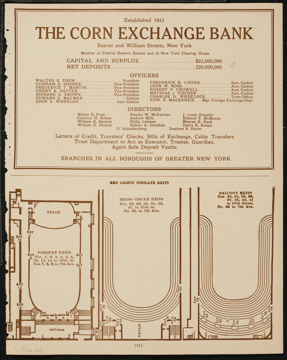 Sophie Braslau, Contralto, April 16, 1925, program page 11