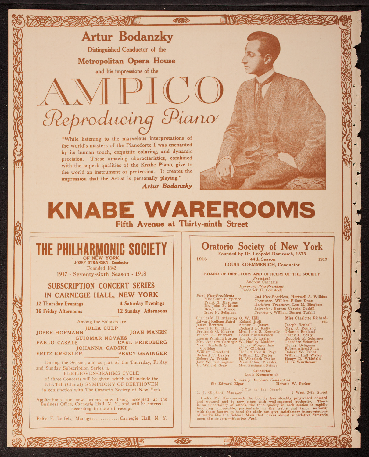 Amy Castles, Soprano, April 11, 1917, program page 12