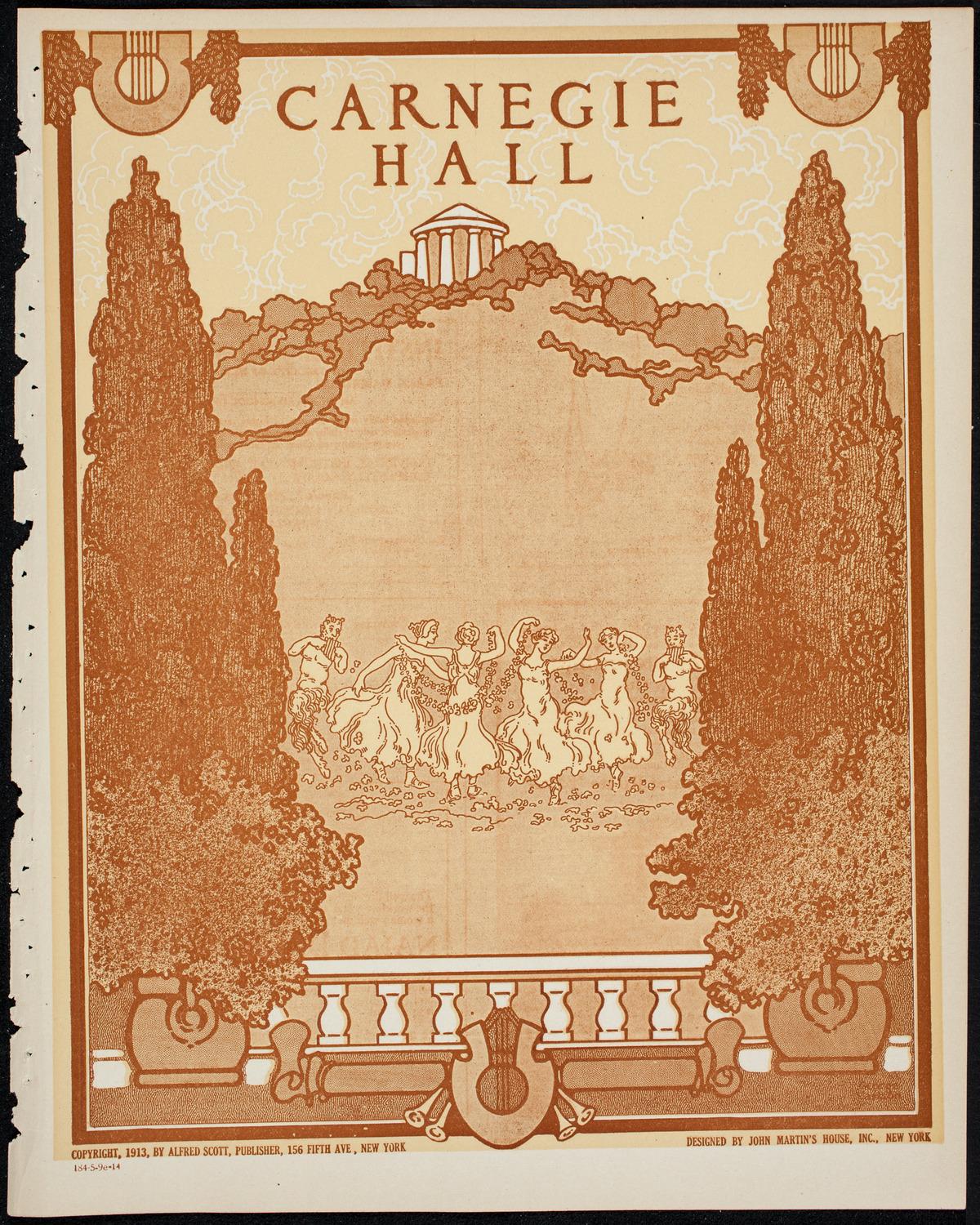 Intercollegiate Glee Club Contest, May 9, 1914, program page 1