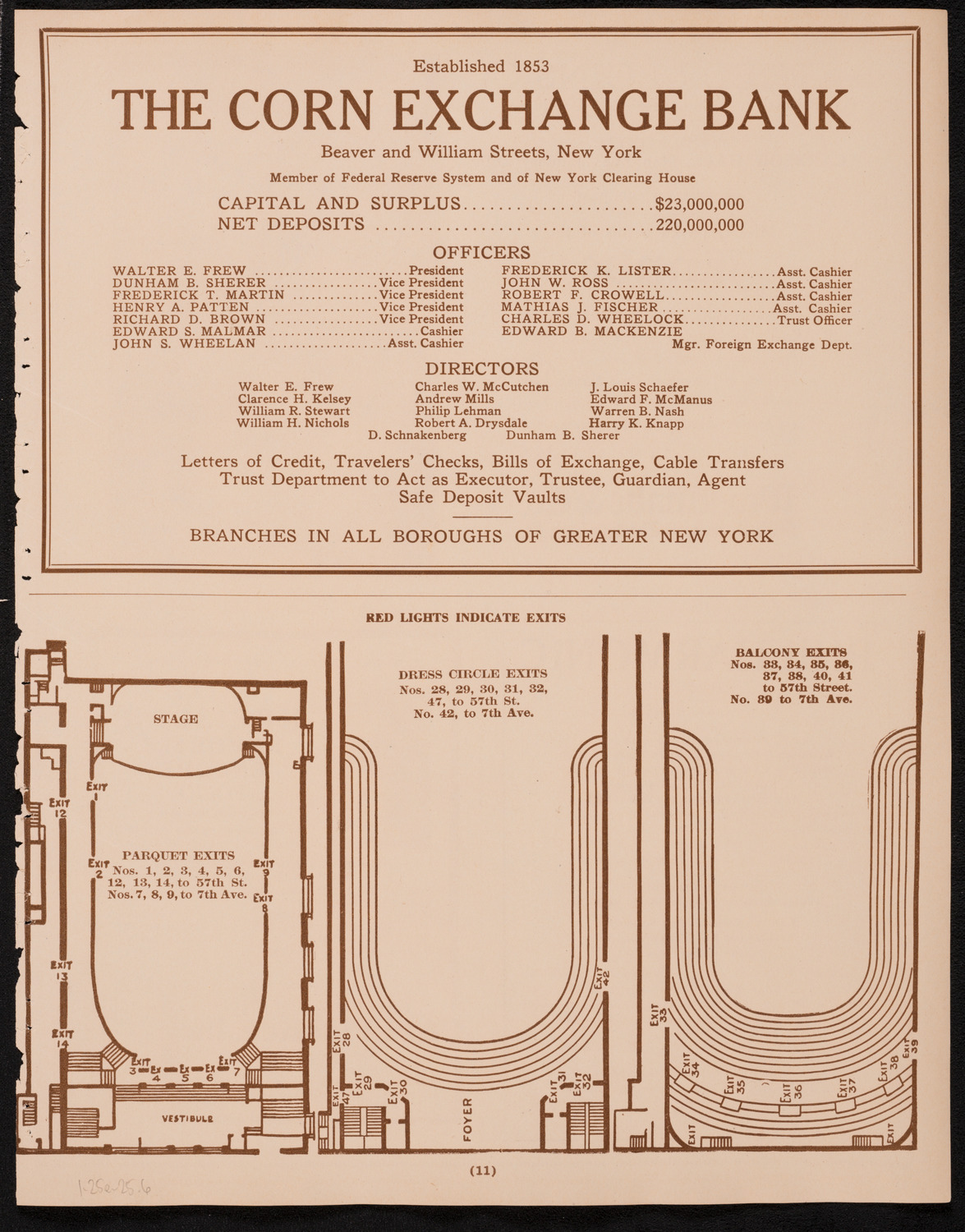 Socrate Barozzi, Violin, January 25, 1925, program page 11