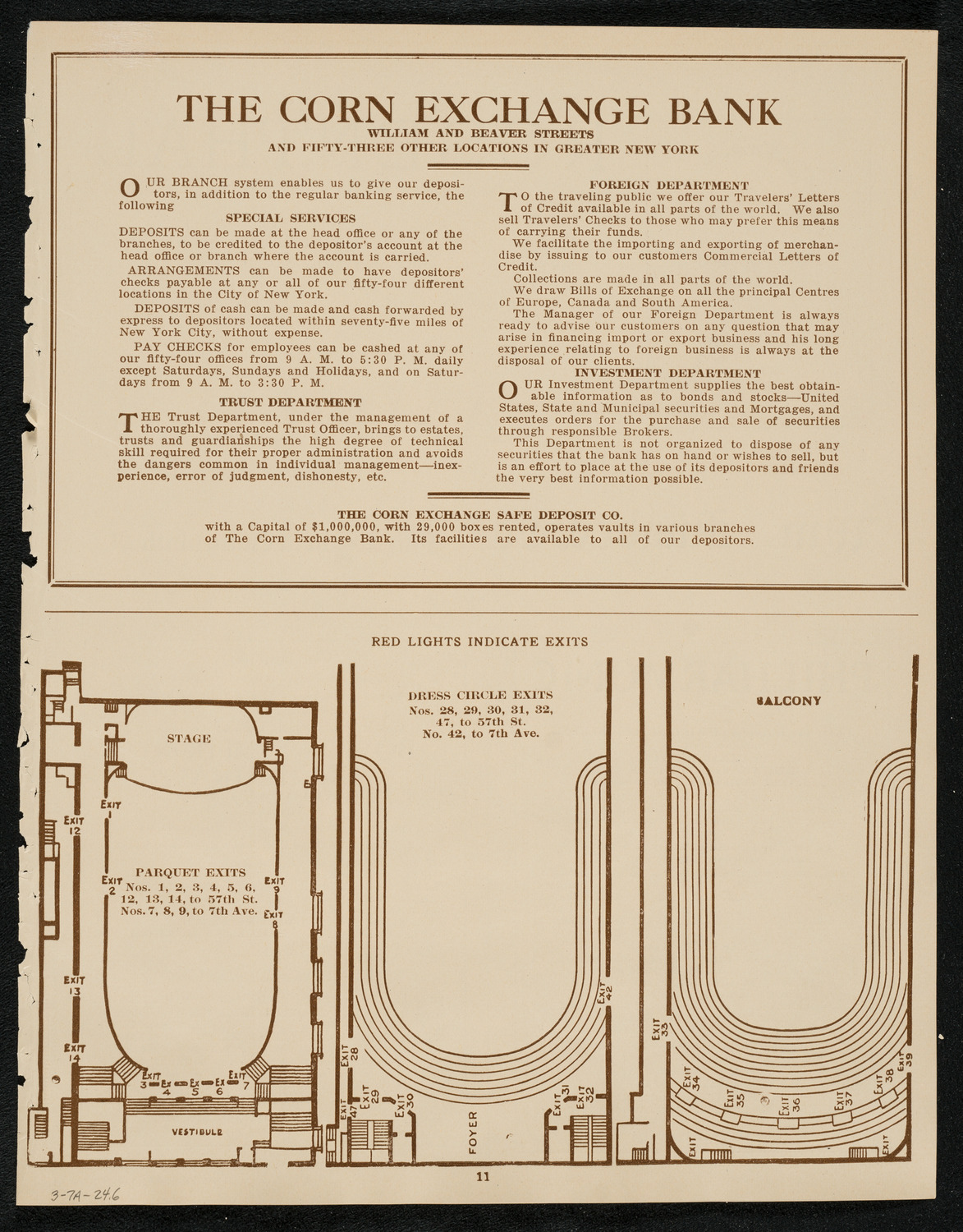 New York Philharmonic, March 7, 1924, program page 11