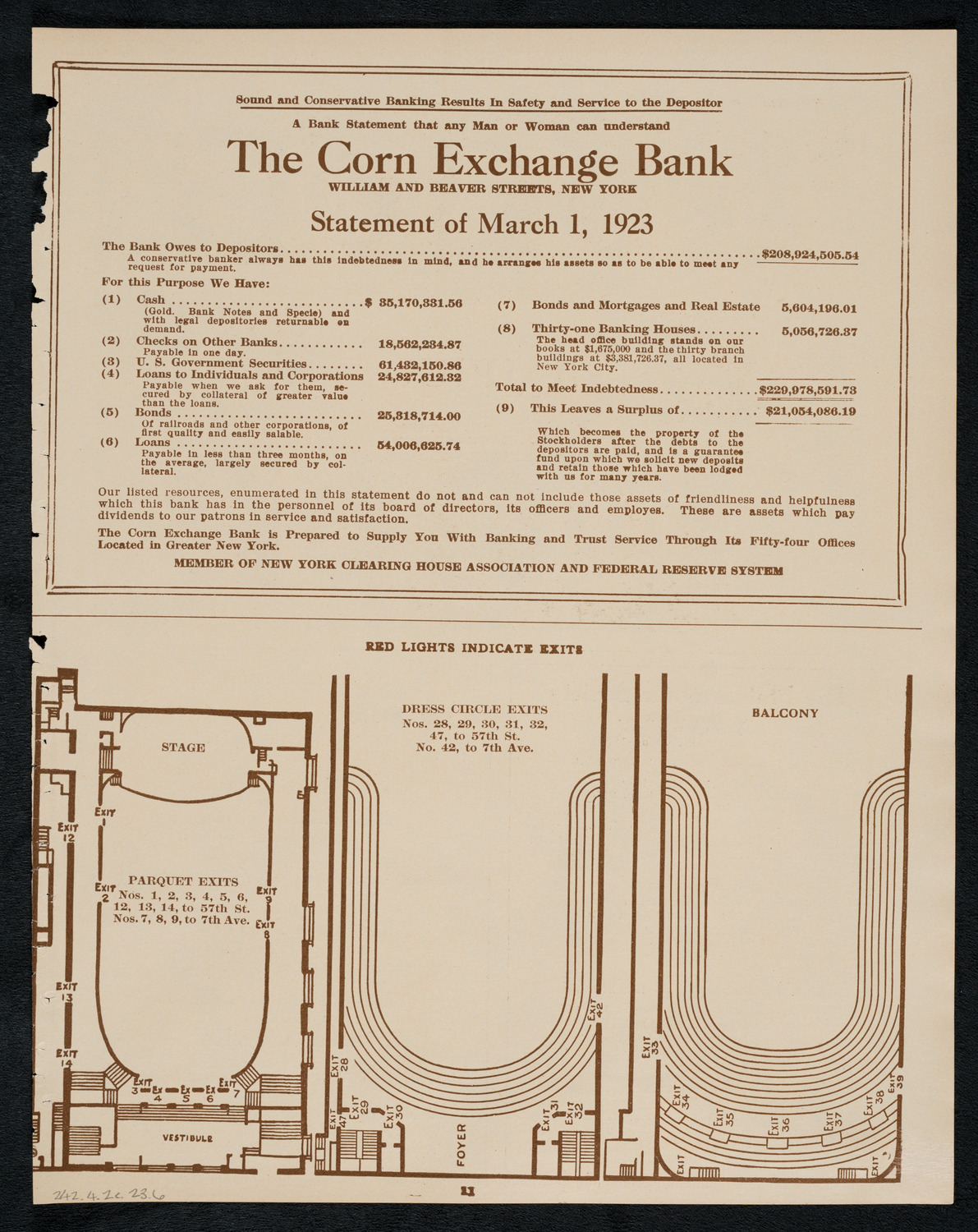 Virginia Myers, April 2, 1923, program page 11