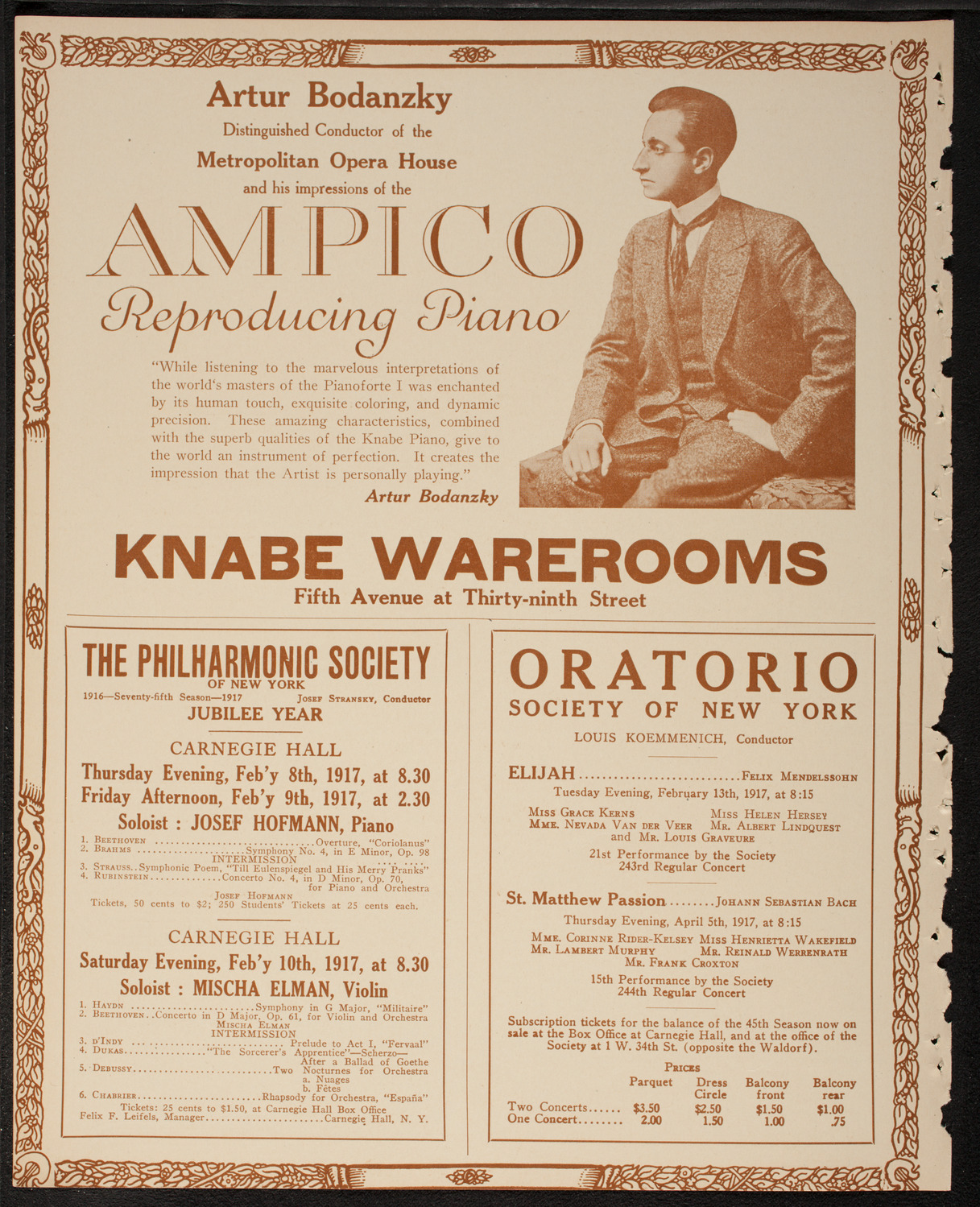 The Civic Forum, February 7, 1917, program page 12