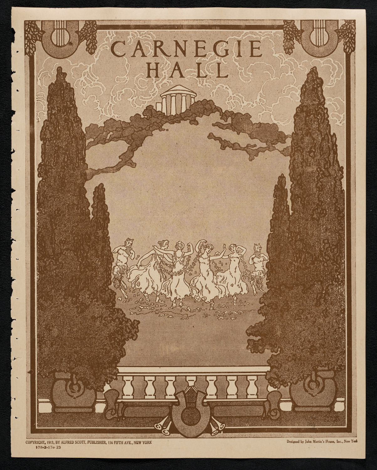 New York Philharmonic, February 17, 1923, program page 1