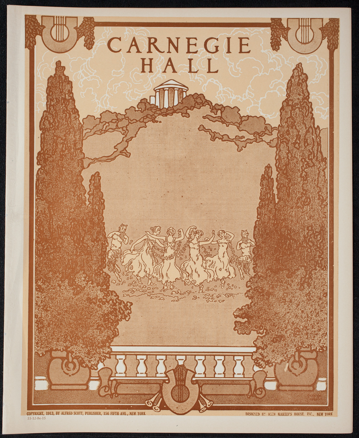 Oratorio Society of New York, December 8, 1915, program page 1