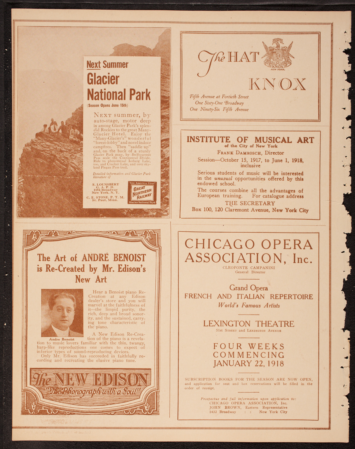 Newman Traveltalks: Our National Parks, November 19, 1917, program page 2