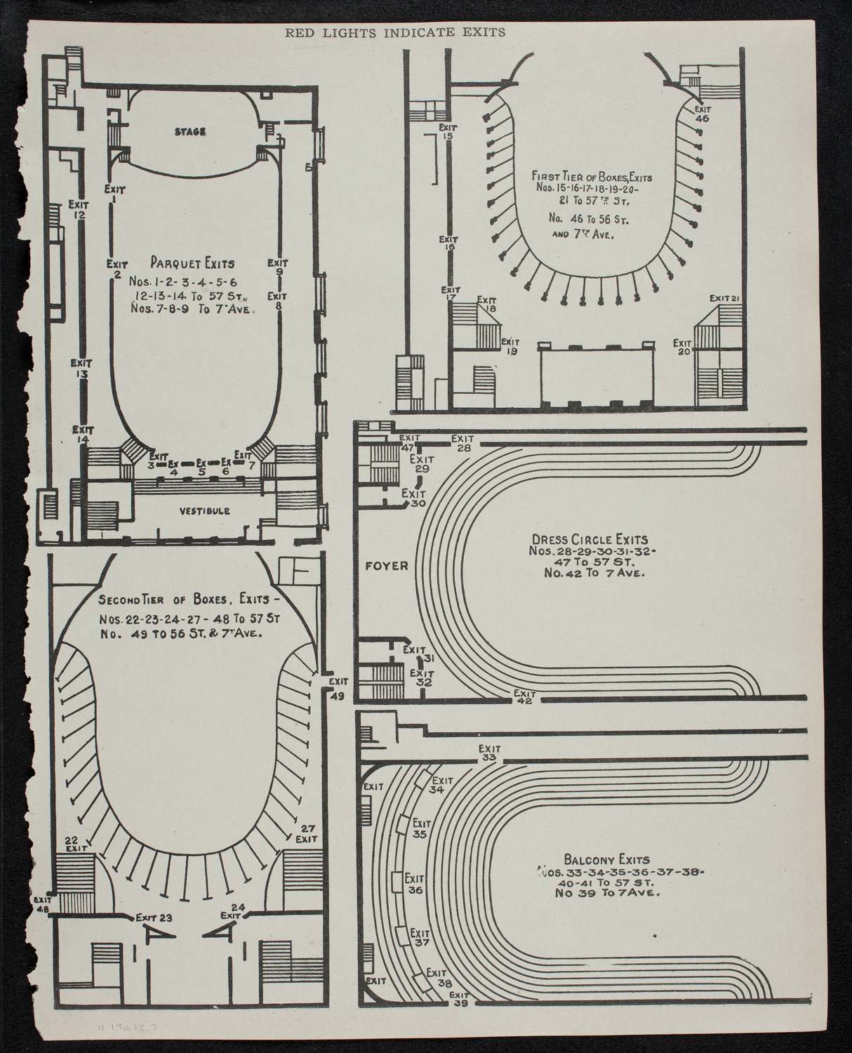 Eugène Ysaÿe, Violin, November 19, 1912, program page 13