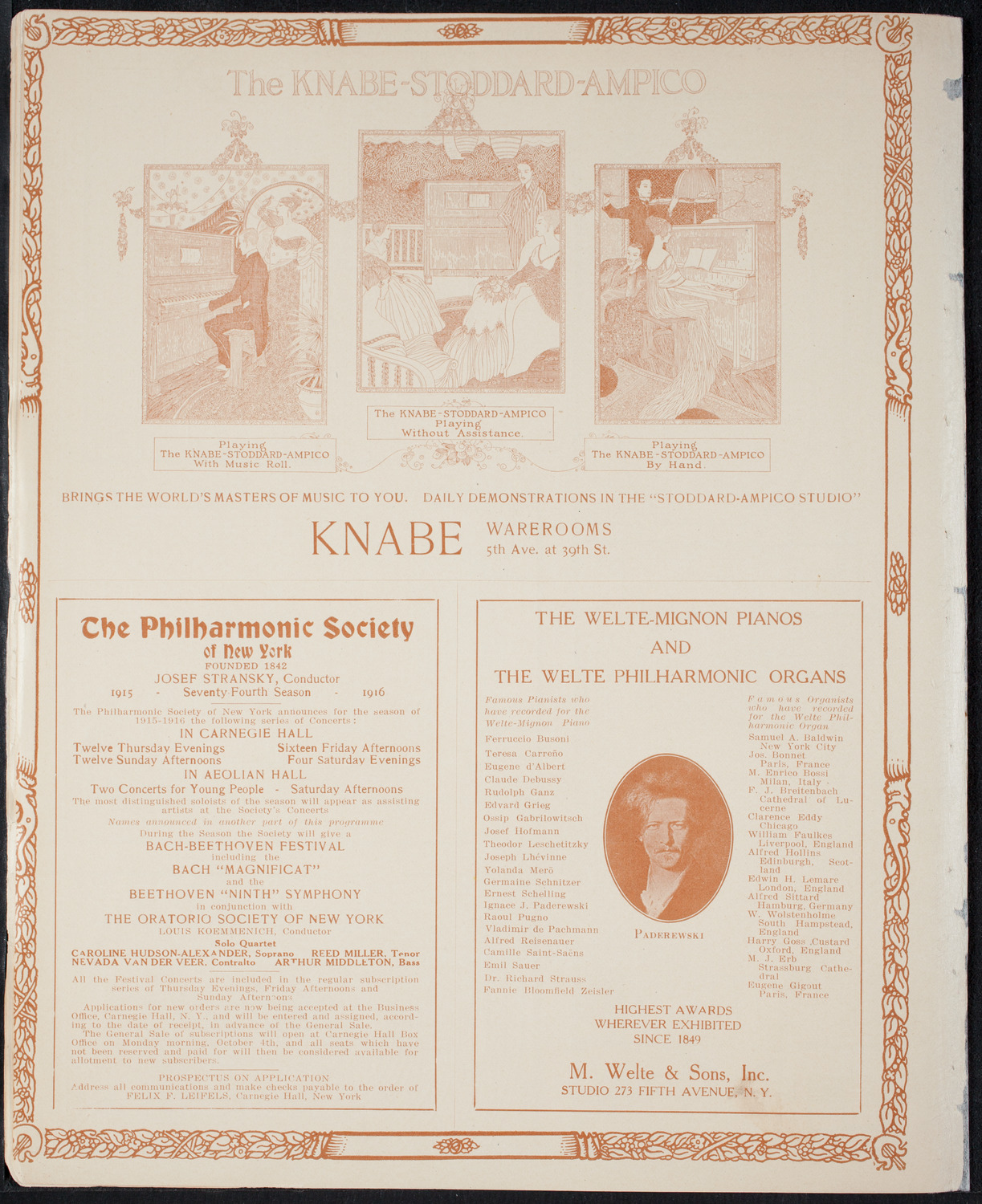 Tsingtau Orchestra, October 2, 1915, program page 12