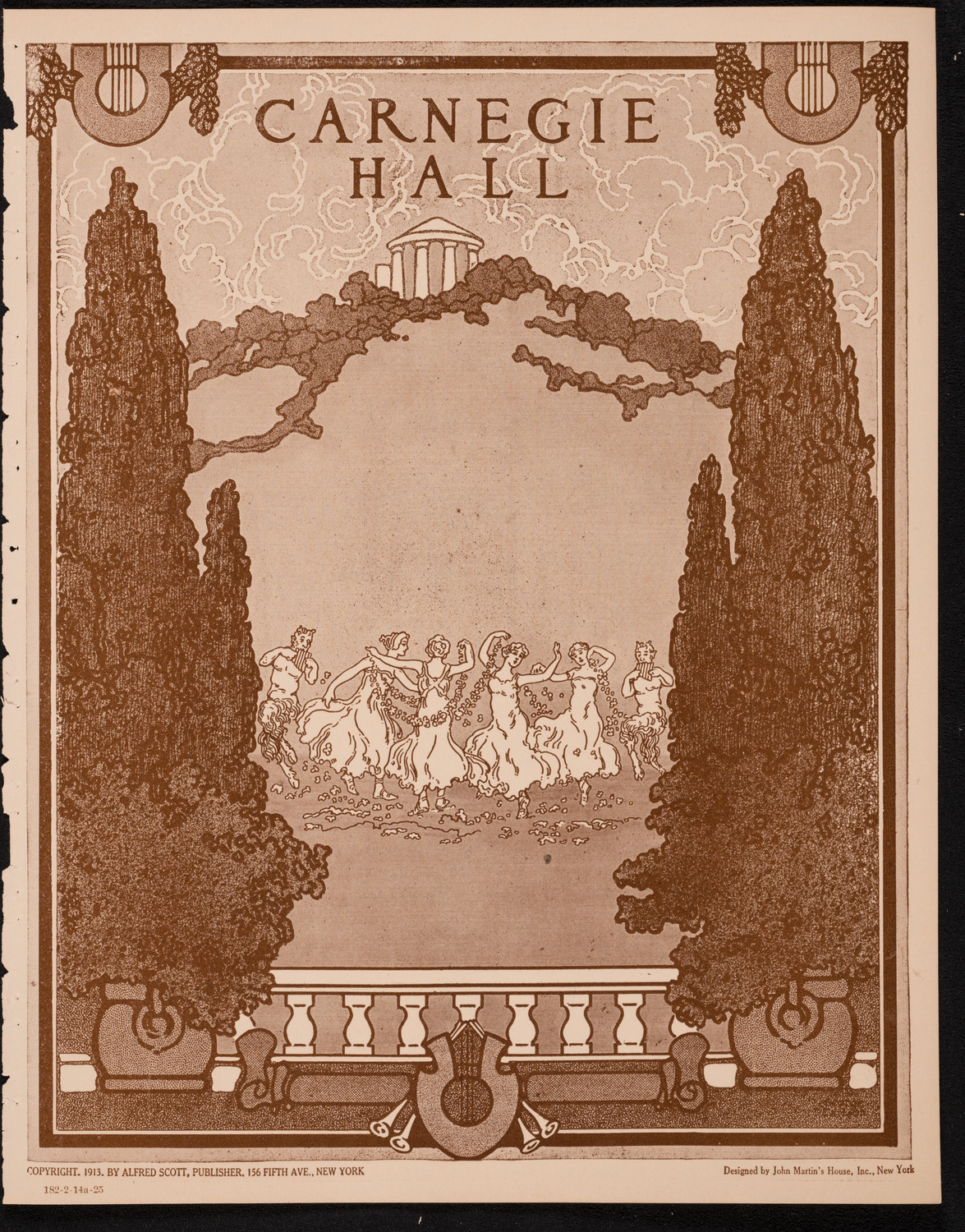 Alexander Brailowsky, Piano, February 14, 1925, program page 1