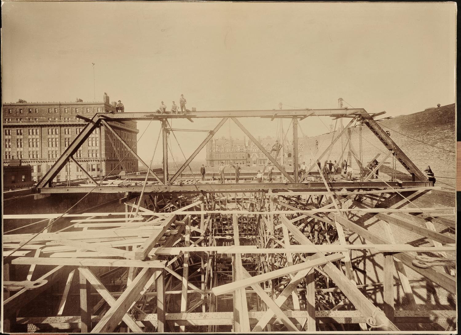 Construction of Carnegie Hall, 1890