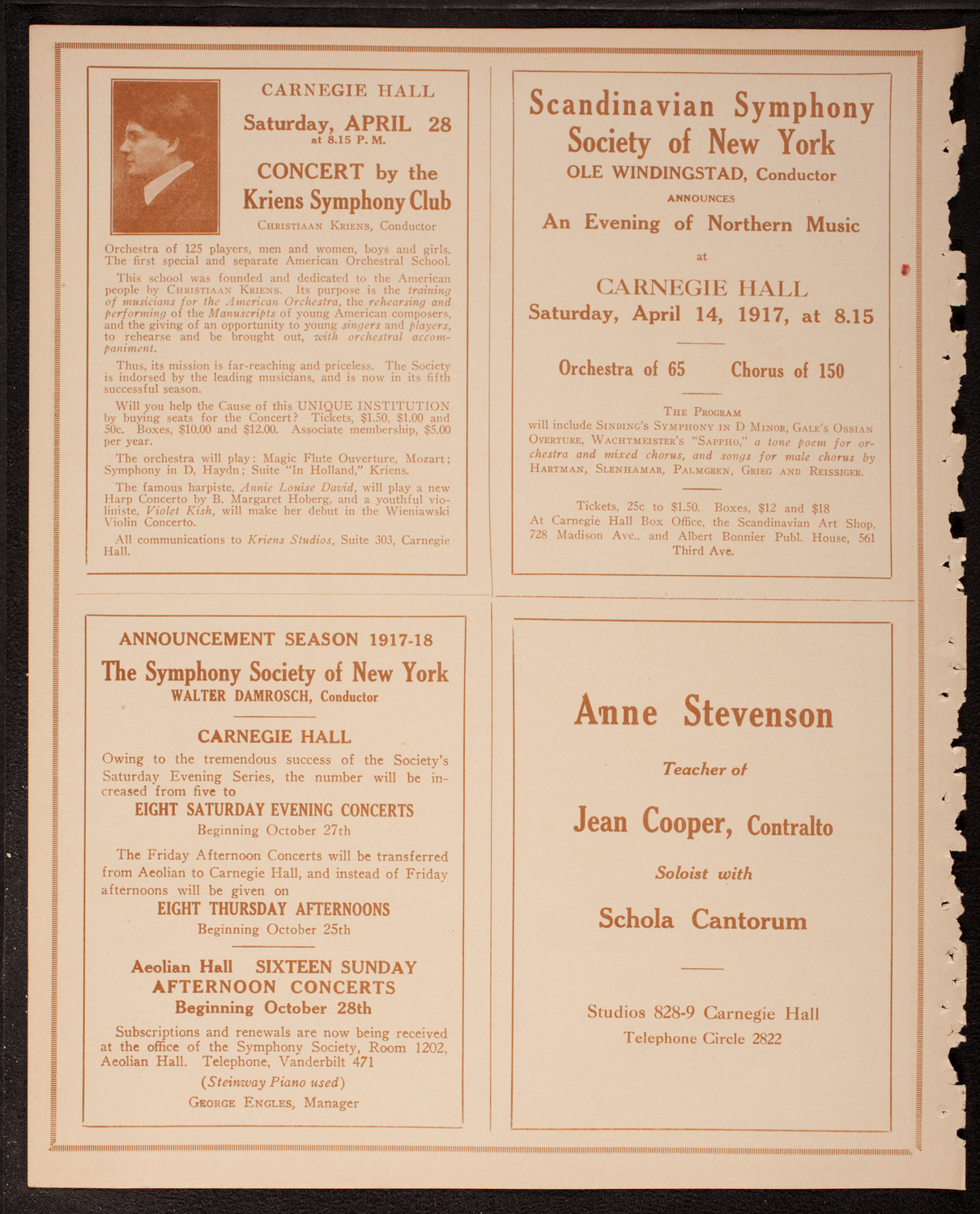 Newman Traveltalks: Hawaii and Manila, April 1, 1917, program page 8