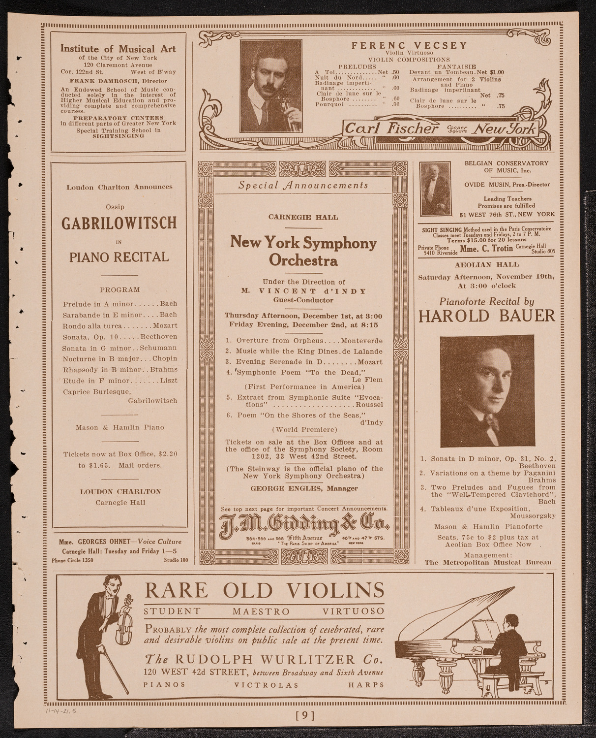 New York Area Methodist Episcopal Church Convention, November 14, 1921, program page 9