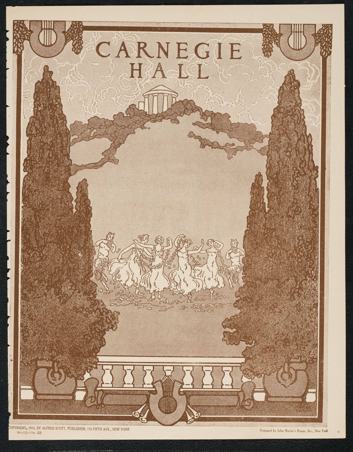 Philadelphia Orchestra, December 19, 1922, program page 1