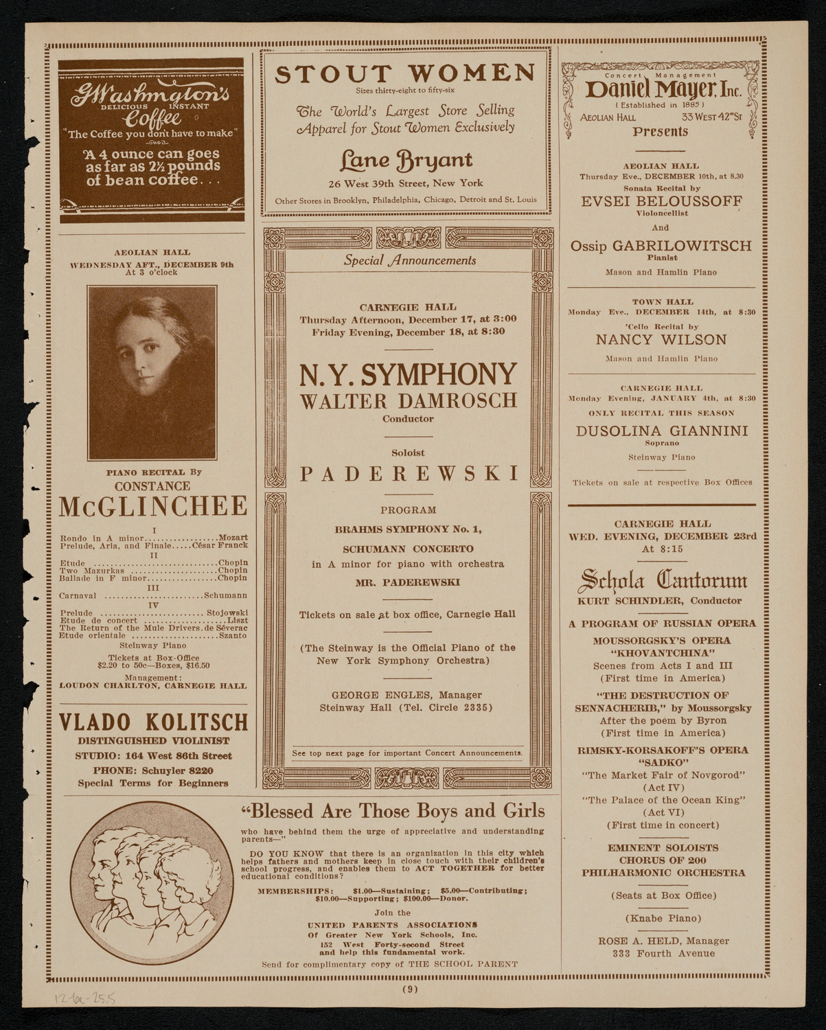 Newman Traveltalks: Paris and Northern France, December 6, 1925, program page 9