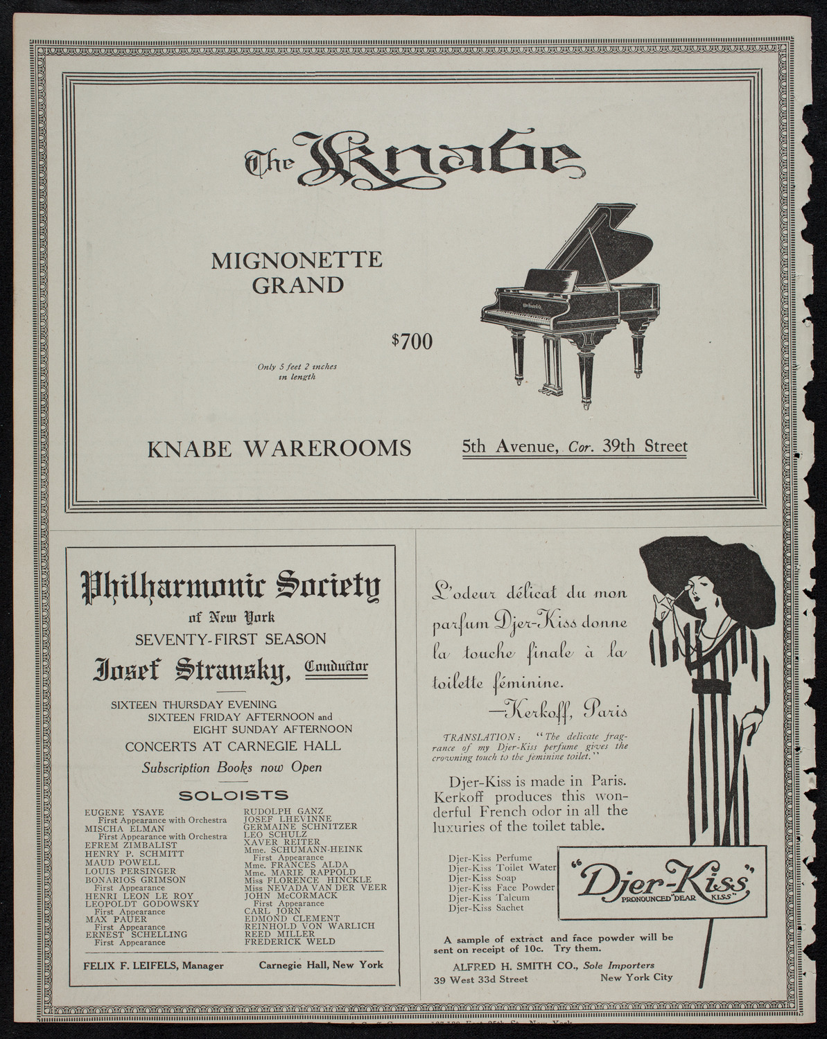 Elmendorf Lecture: The Grand Canyon, October 21, 1912, program page 12
