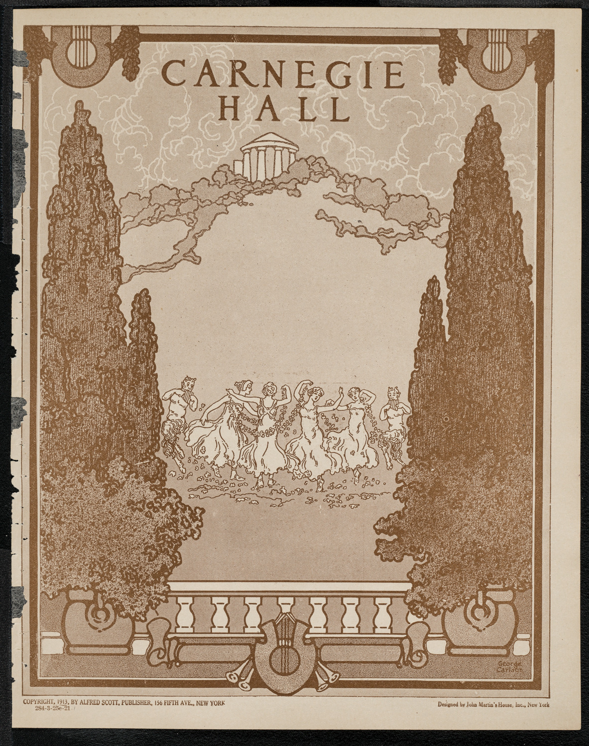 National Symphony Orchestra, March 25, 1921, program page 1