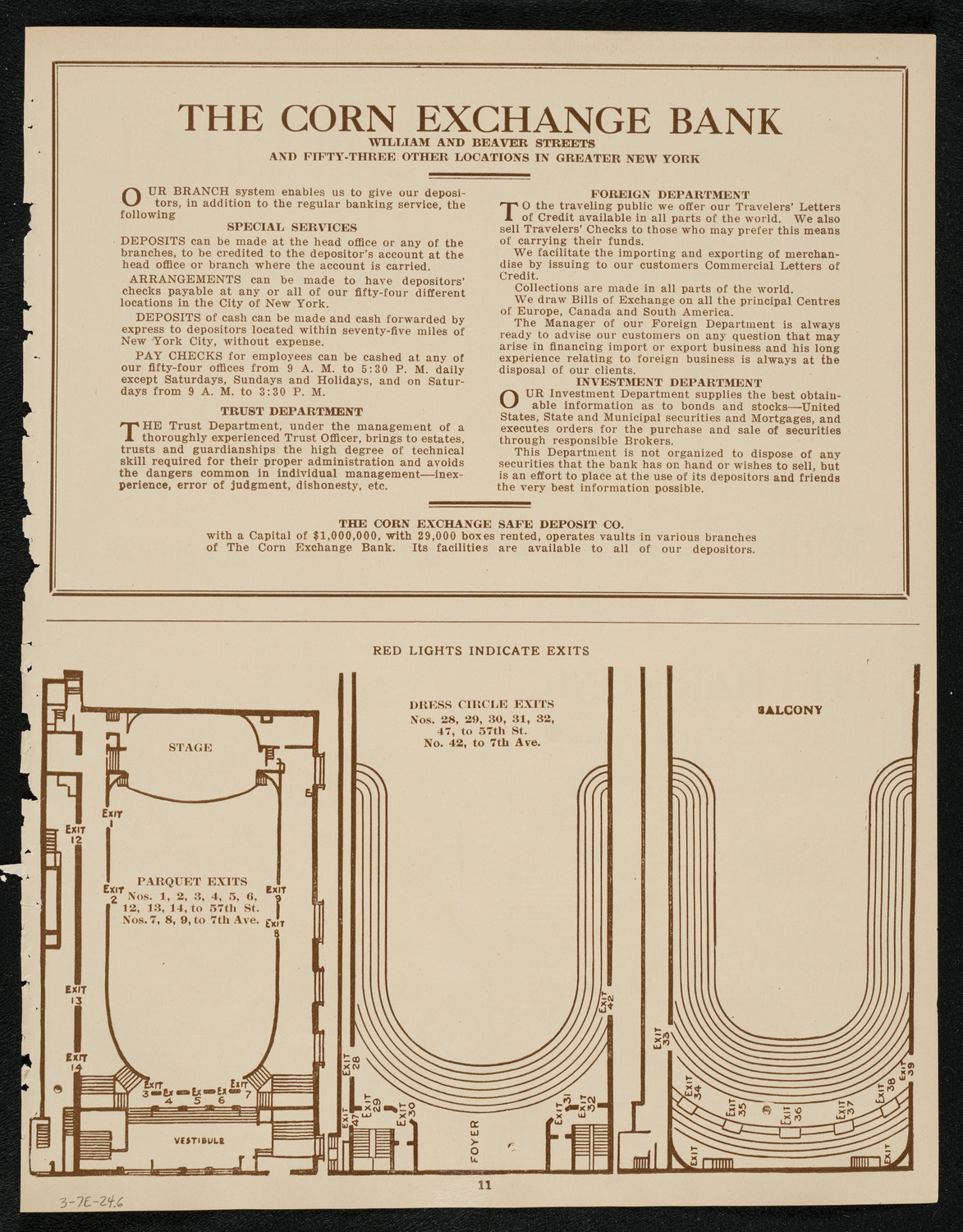 New York Symphony Orchestra, March 7, 1924, program page 11