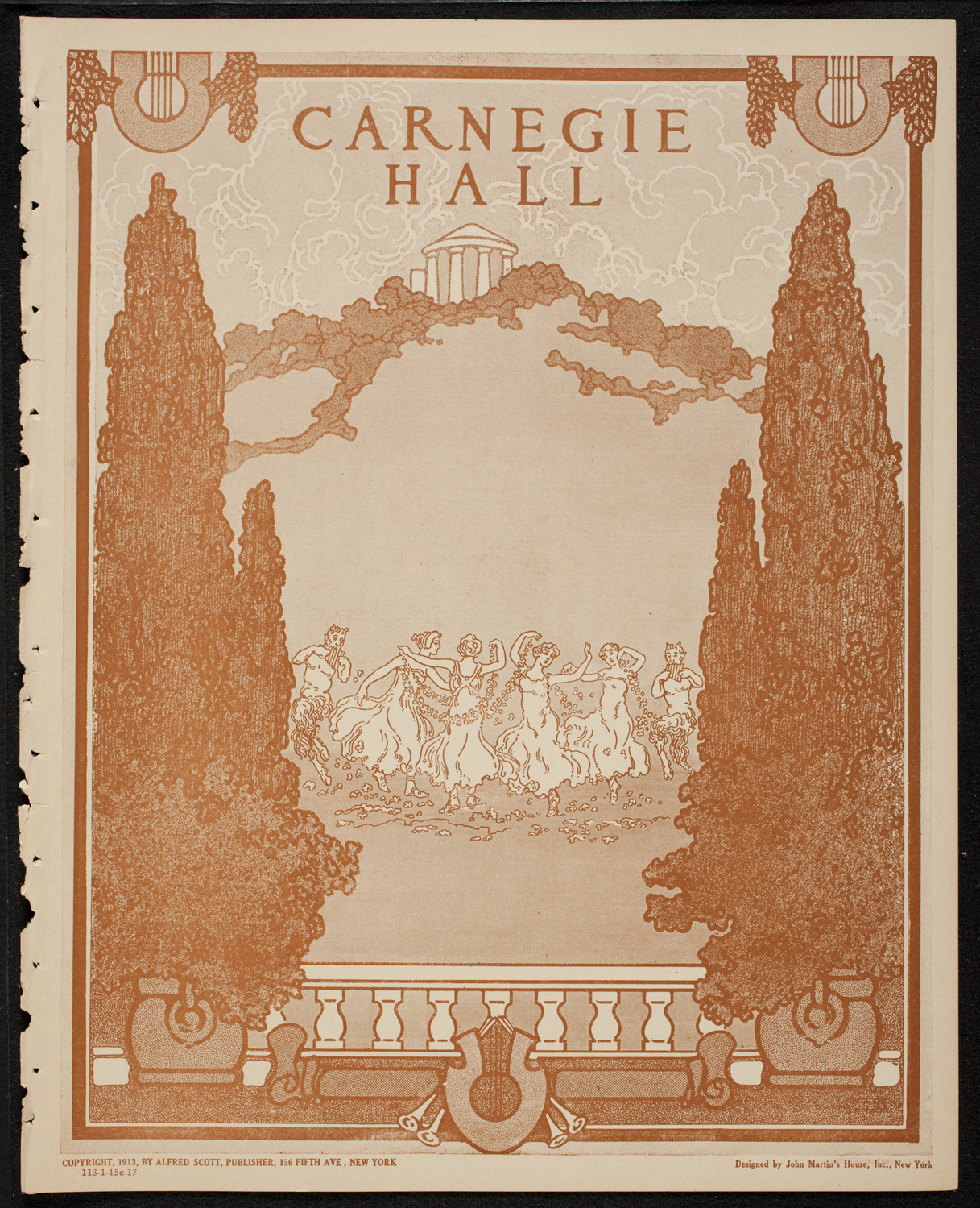 Singers Club of New York, January 15, 1917, program page 1