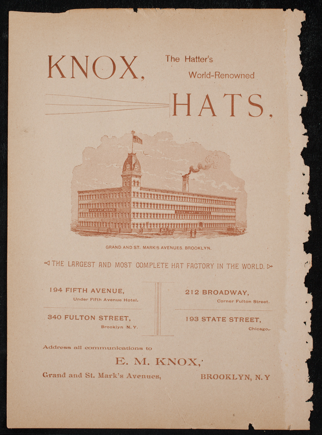 Lecture by Sir Edwin Arnold, November 4, 1891, program page 28
